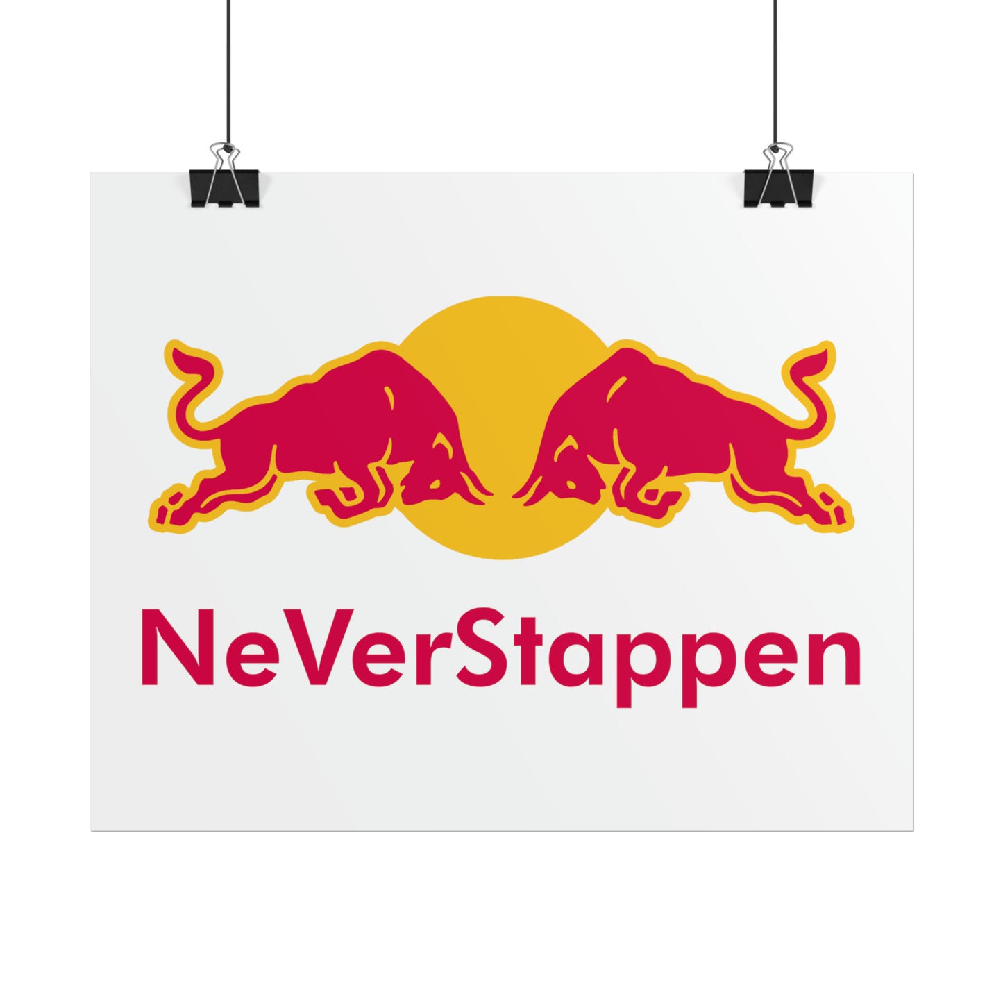 NeVerStappen Red Bull Formula 1 F1 Max Verstappen Poster Posters F1 Max Verstappen Red Bull Printify