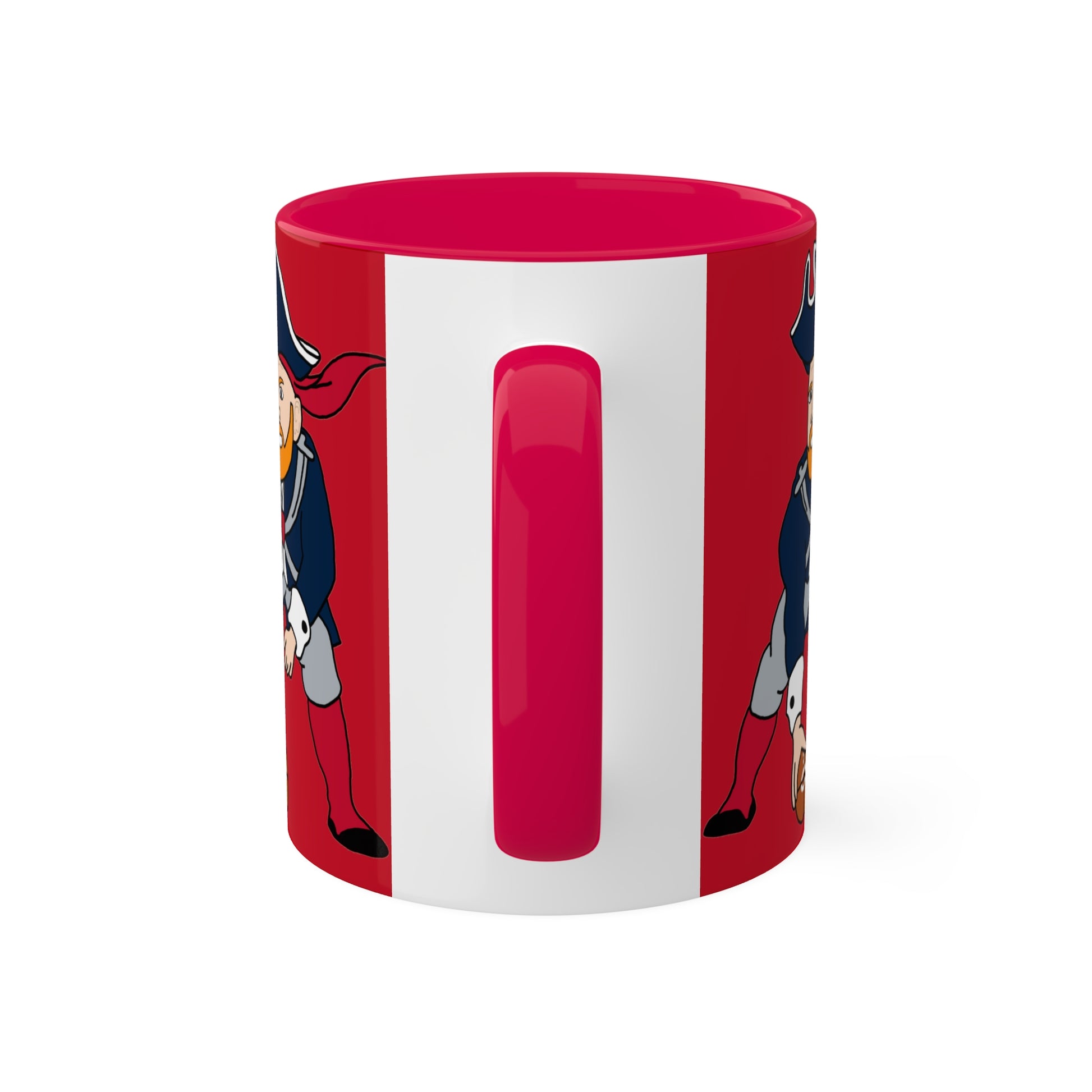 Bill Burrdy New England Patriots NFL Tom Brady Bill Burr Colorful Mug, 11oz Mugs American Football Bill Burr Monday Morning Podcast New England Patriots NFL Podcasts Stand-up Comedy Printify