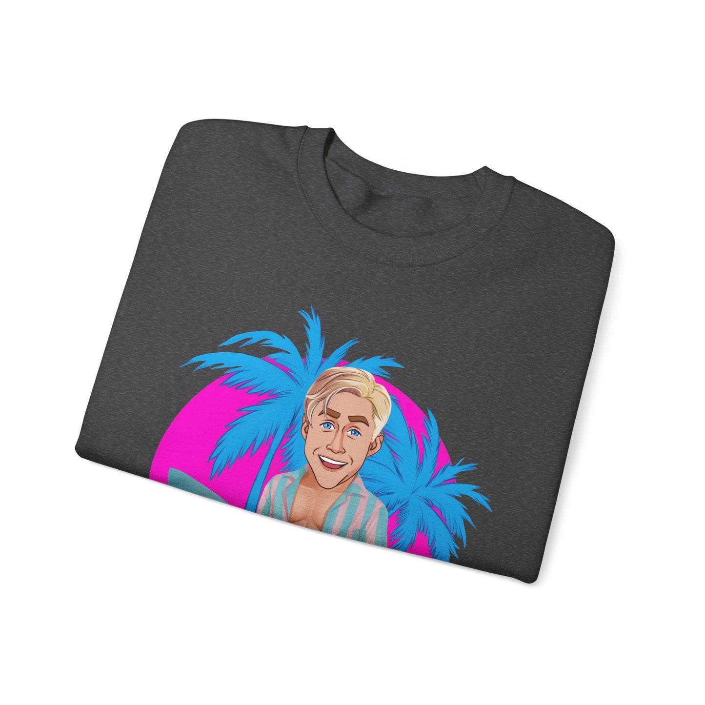 My Job Is Beach Sweatshirt Ken Sweater Barbie Shirt Surfing Jumper Surf Pullover Summer Jumper Vacation Sweater Surfing Gift for Surfer Sweatshirts Barbie Celebrities Ken Movies Ryan Gosling Printify
