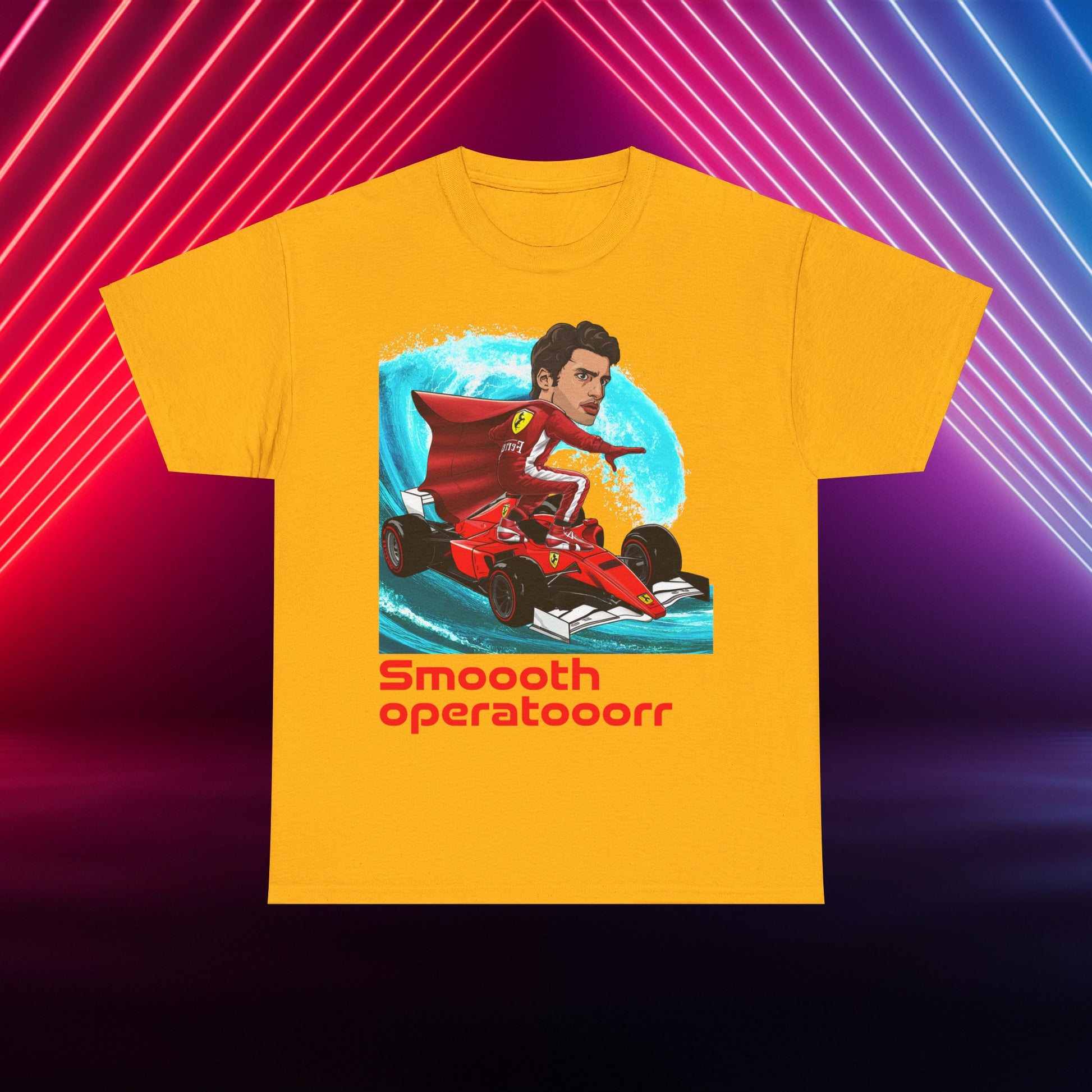 Carlos Sainz T-shirt Carlos Sainz Shirt Smooth Operator Shirt Ferrari T shirt Formula 1 Tee F1 Tshirt Ferrari Gift Ferrari Fan Shirt F1 Gift T-shirts Carlos Sainz F1 Ferrari Printify