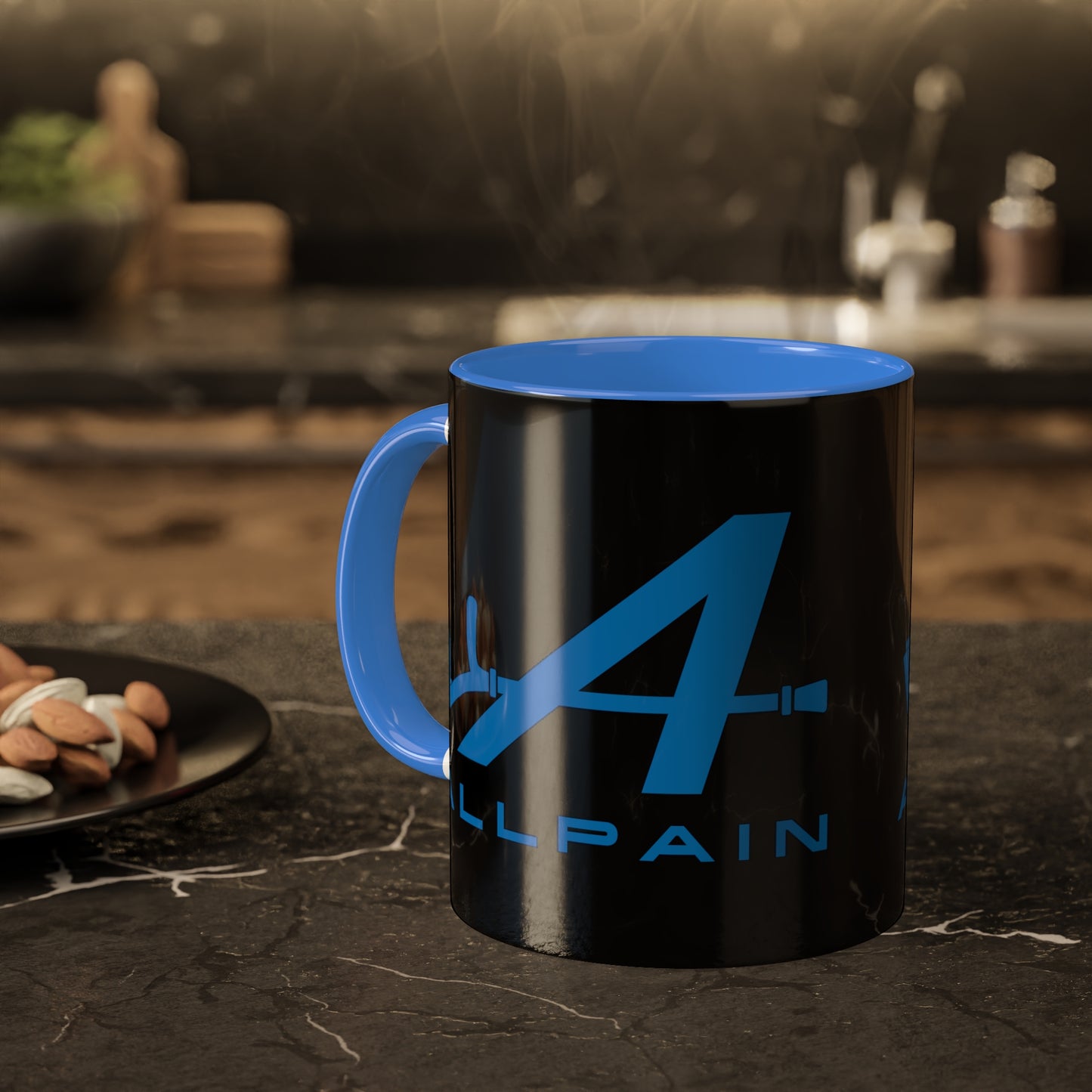 Allpain Alpine F1 Formula 1 Pierre Gasly Esteban Ocon Colorful Mug, 11oz 11oz Cambridge Blue Mugs Alpine F1 Printify