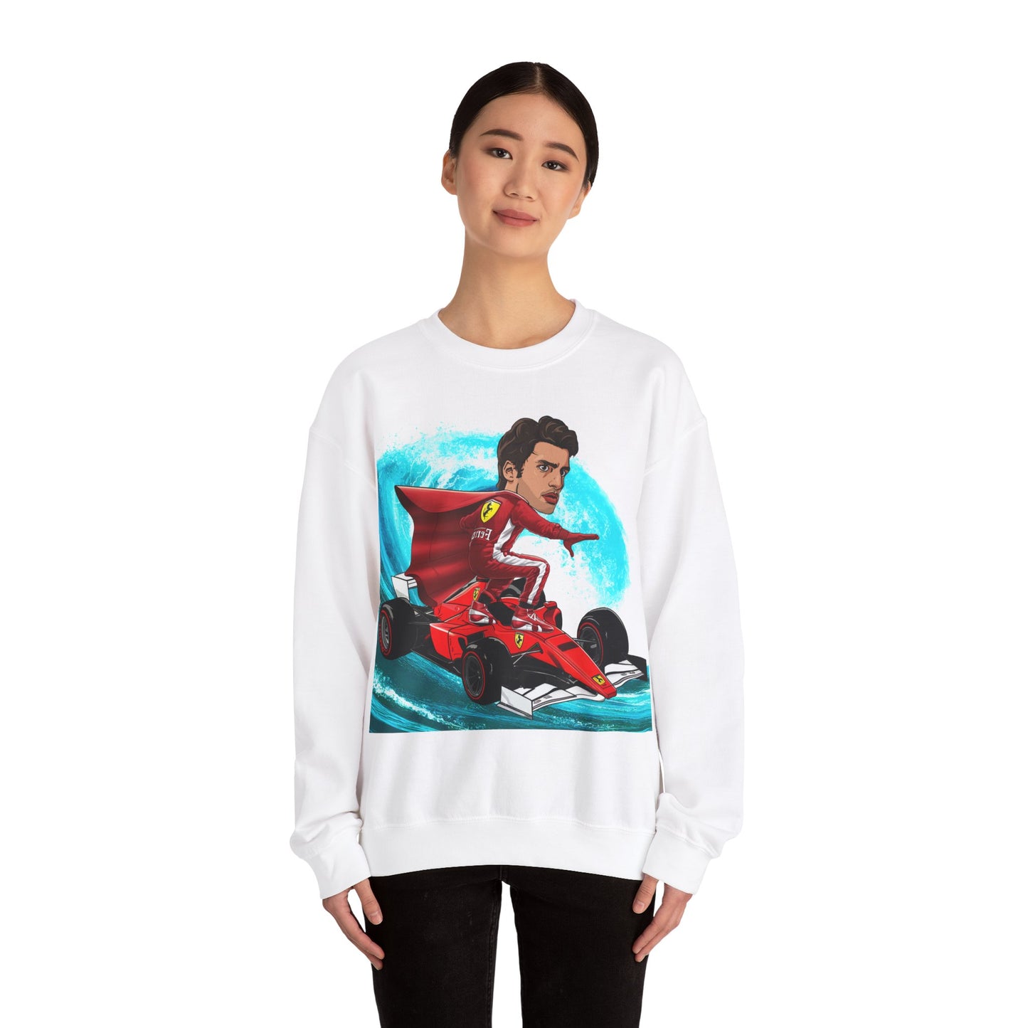 Carlos Sainz Sweatshirt Smooth Operator Jumper Ferrari Sweater Formula 1 Jumper F1 Sweater Ferrari Gift Ferrari Fan Jumper F1 Gift Scuderia Sweatshirts Carlos Sainz F1 Ferrari Printify