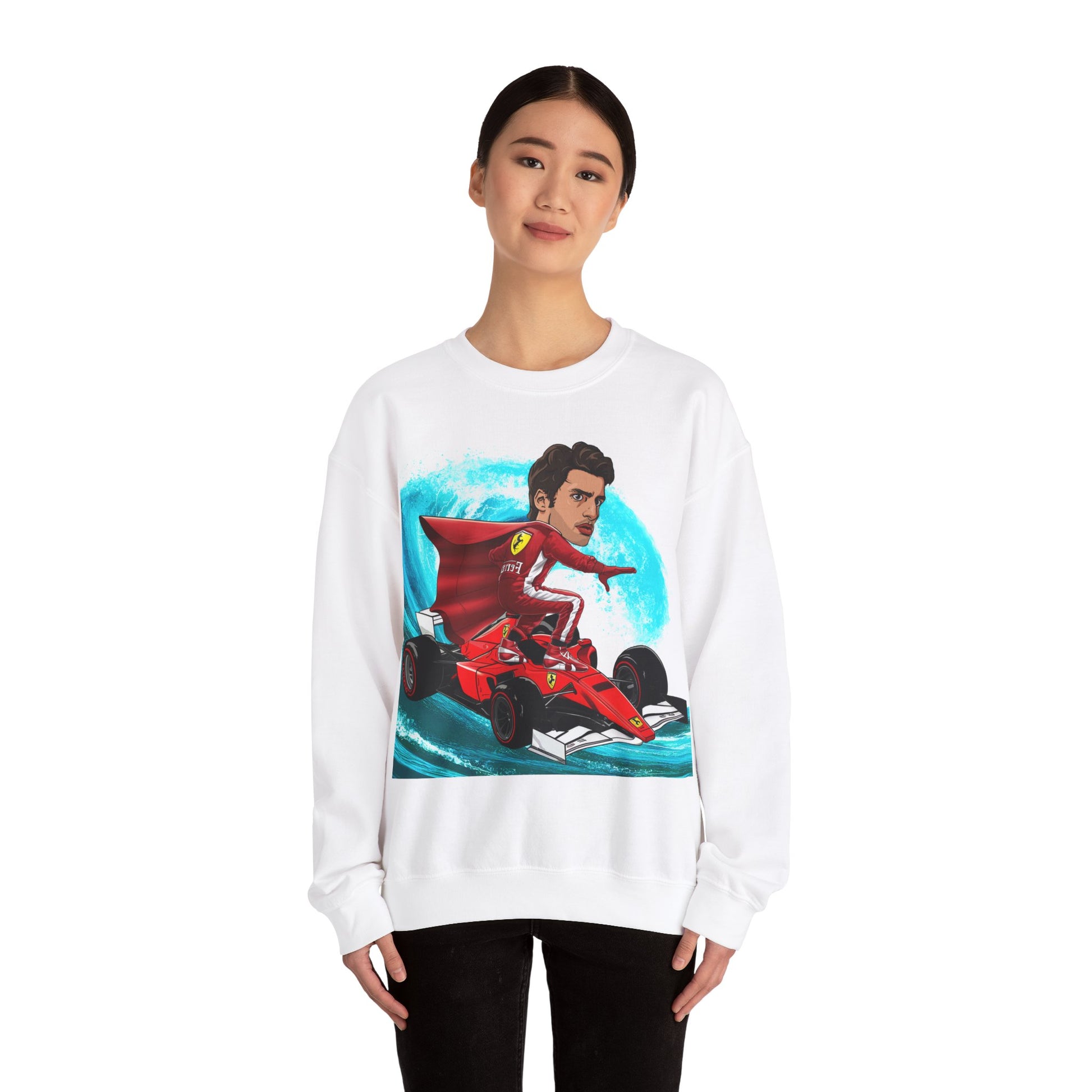 Carlos Sainz Sweatshirt Smooth Operator Jumper Ferrari Sweater Formula 1 Jumper F1 Sweater Ferrari Gift Ferrari Fan Jumper F1 Gift Scuderia Sweatshirts Carlos Sainz F1 Ferrari Printify
