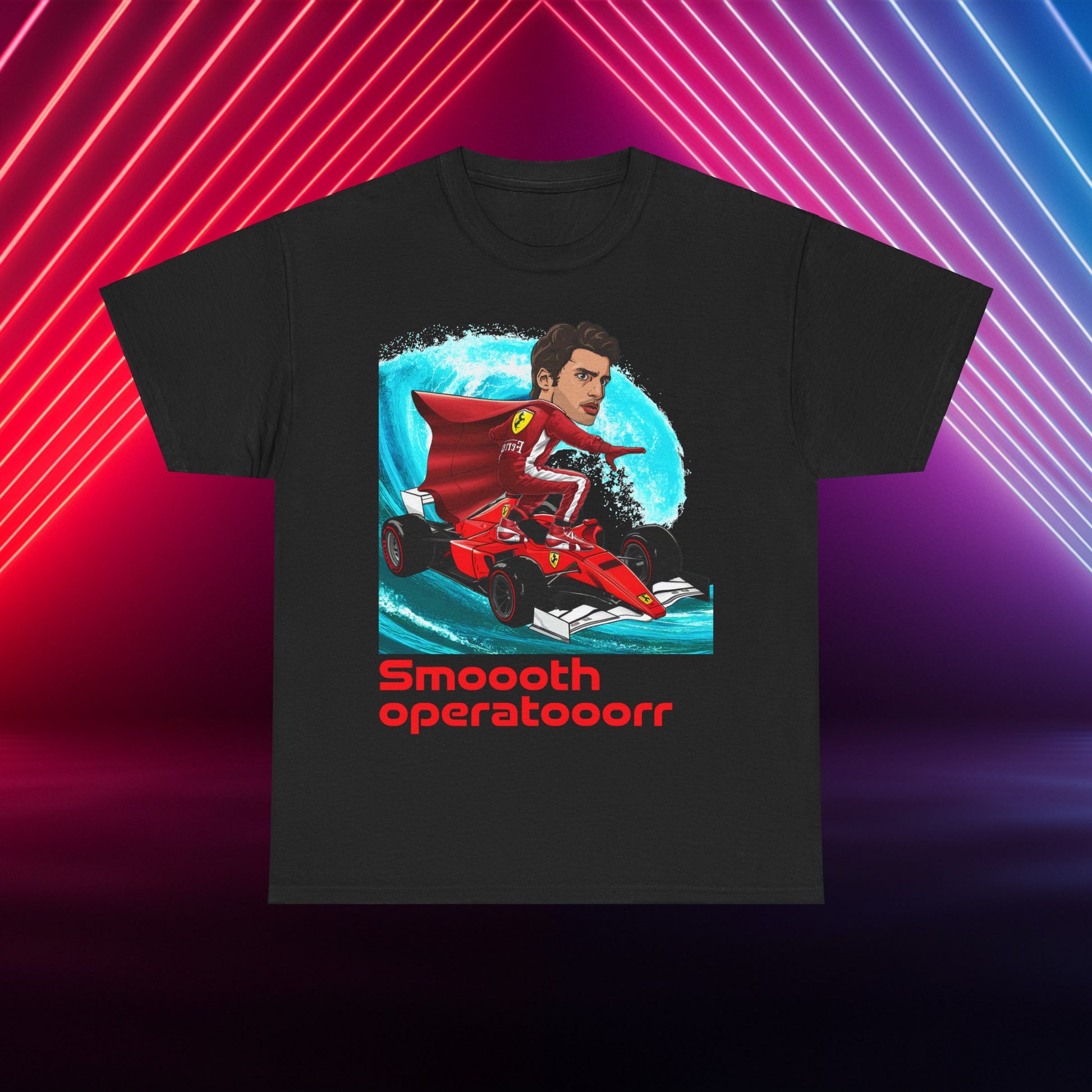 Carlos Sainz T-shirt Carlos Sainz Shirt Smooth Operator Shirt Ferrari T shirt Formula 1 Tee F1 Tshirt Ferrari Gift Ferrari Fan Shirt F1 Gift T-shirts Carlos Sainz F1 Ferrari Printify