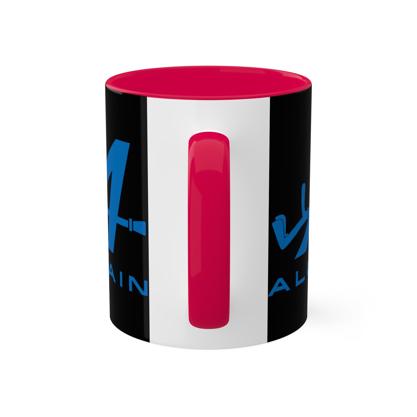 Allpain Alpine F1 Formula 1 Pierre Gasly Esteban Ocon Colorful Mug, 11oz Mugs Alpine F1 Printify