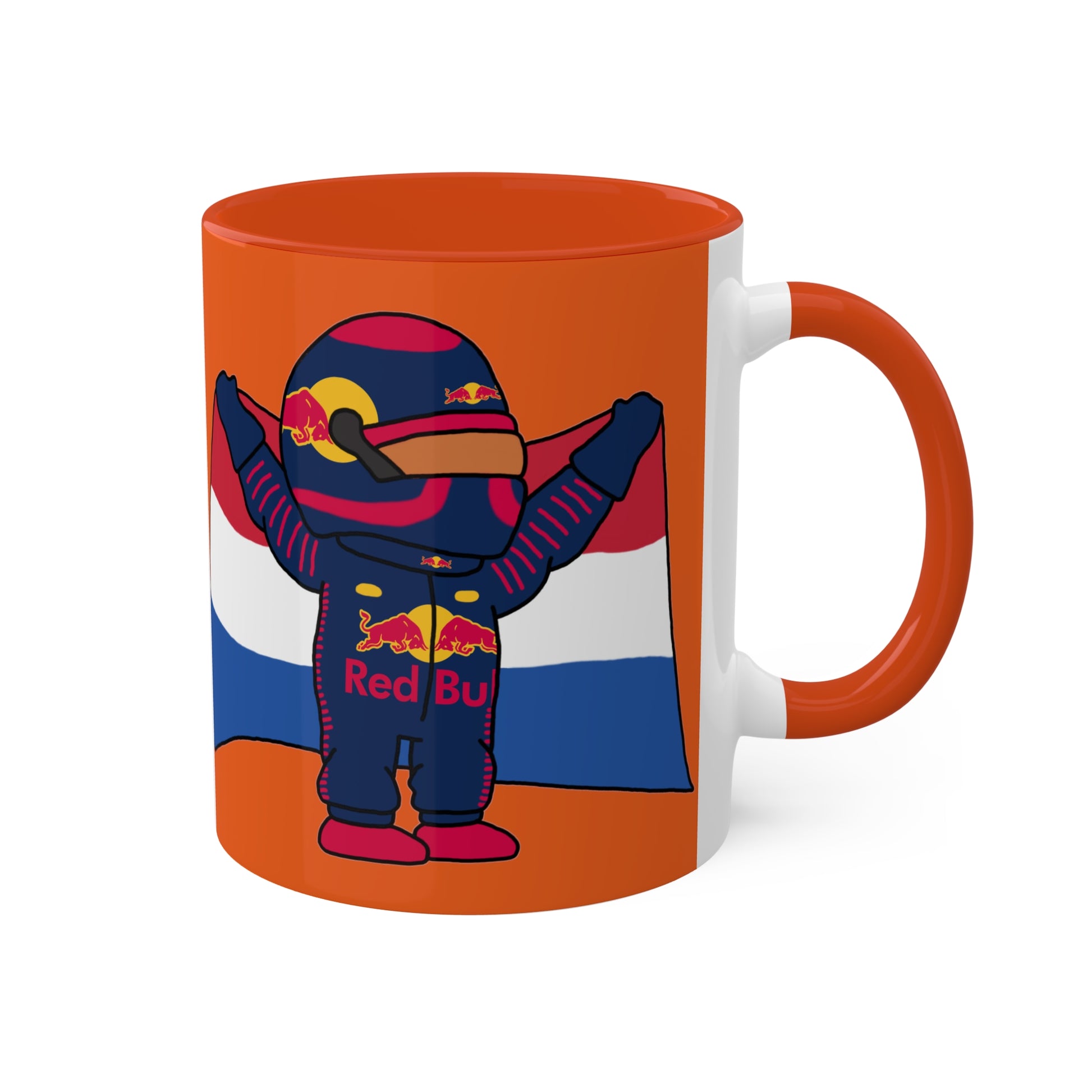 NeVerStappen Red Bull Formula 1 F1 Max Vertsappen Colorful Mugs, 11oz Mugs Printify