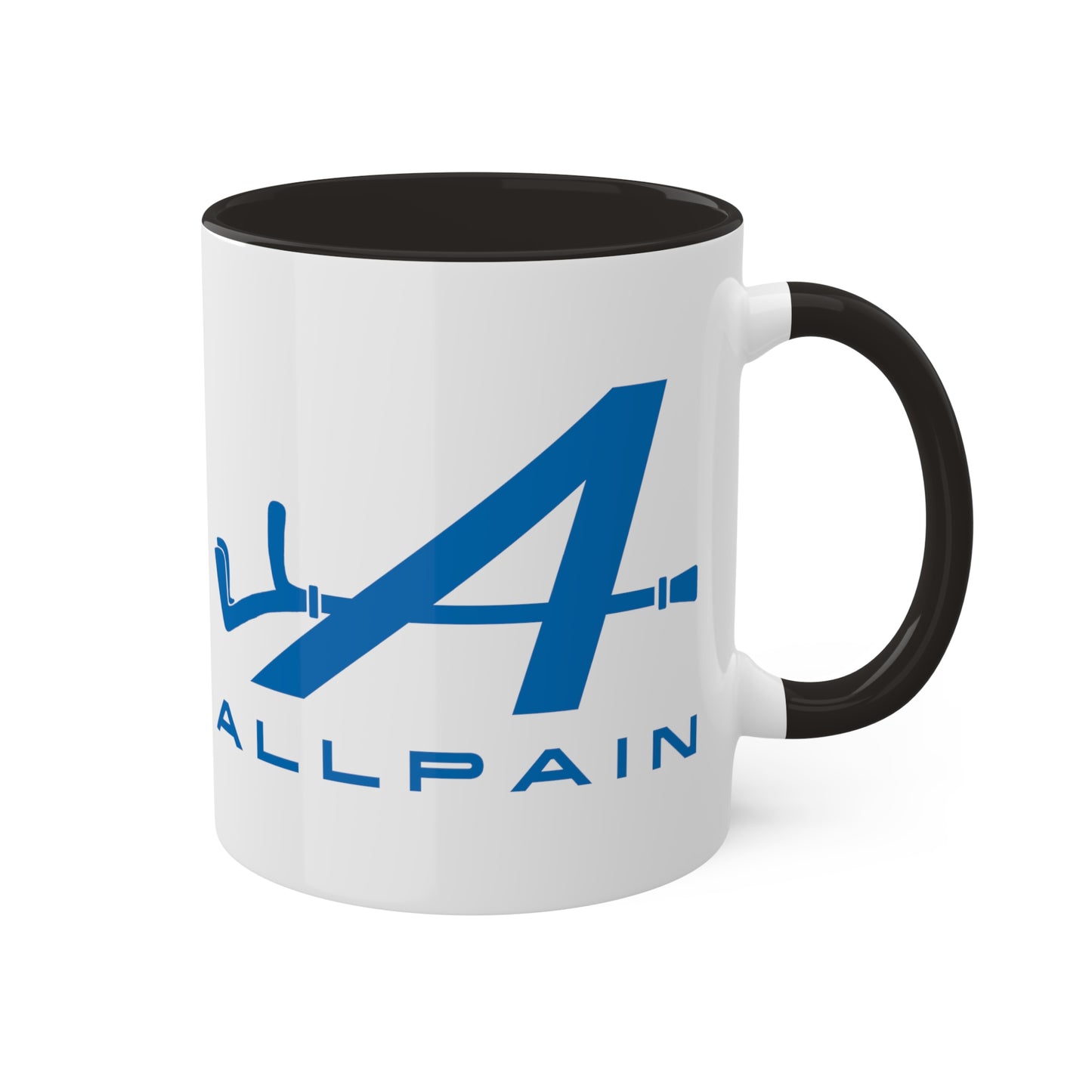 Allpain Alpine F1 Formula 1 Pierre Gasly Esteban Ocon Colorful Mug, 11oz Mugs Alpine F1 Printify