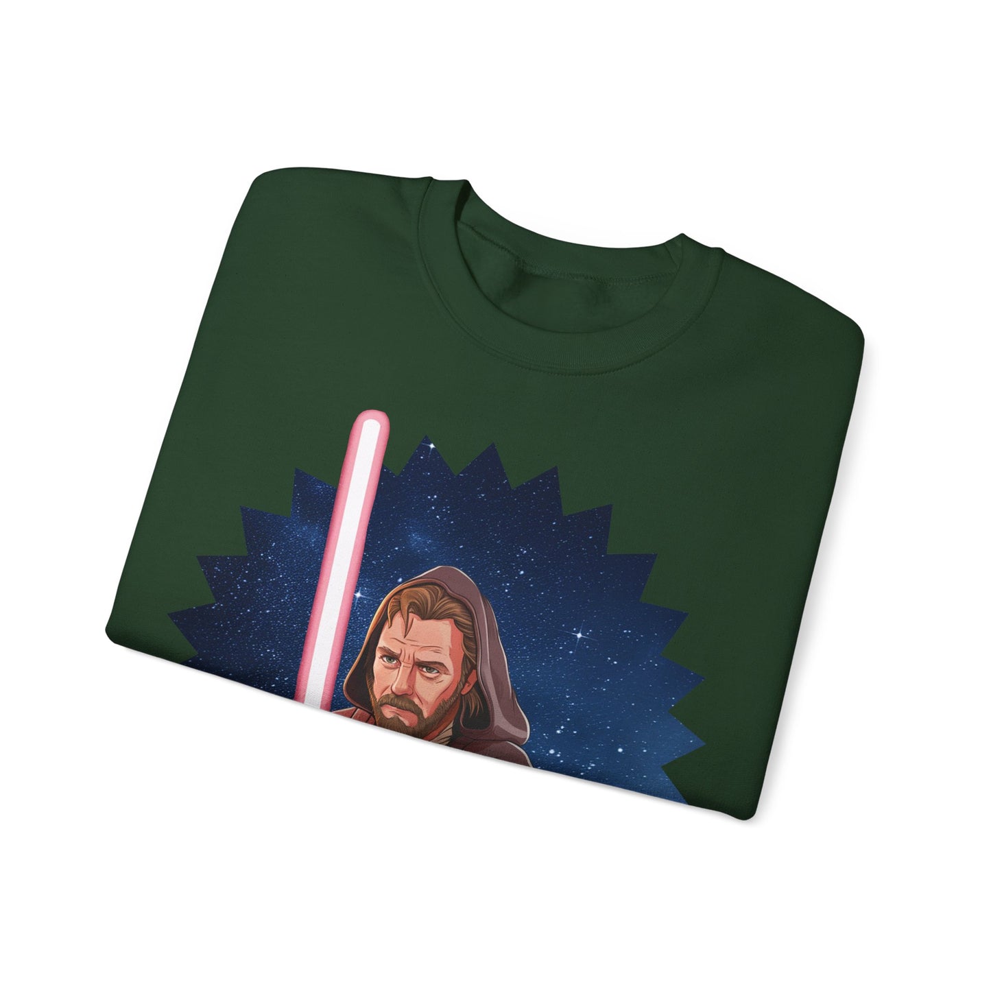 Obi-Wan Kenobi Ken Barbie Movie Star Wars Unisex Heavy Blend Crewneck Sweatshirt Sweatshirts Barbie Ken Movies Star Wars Printify