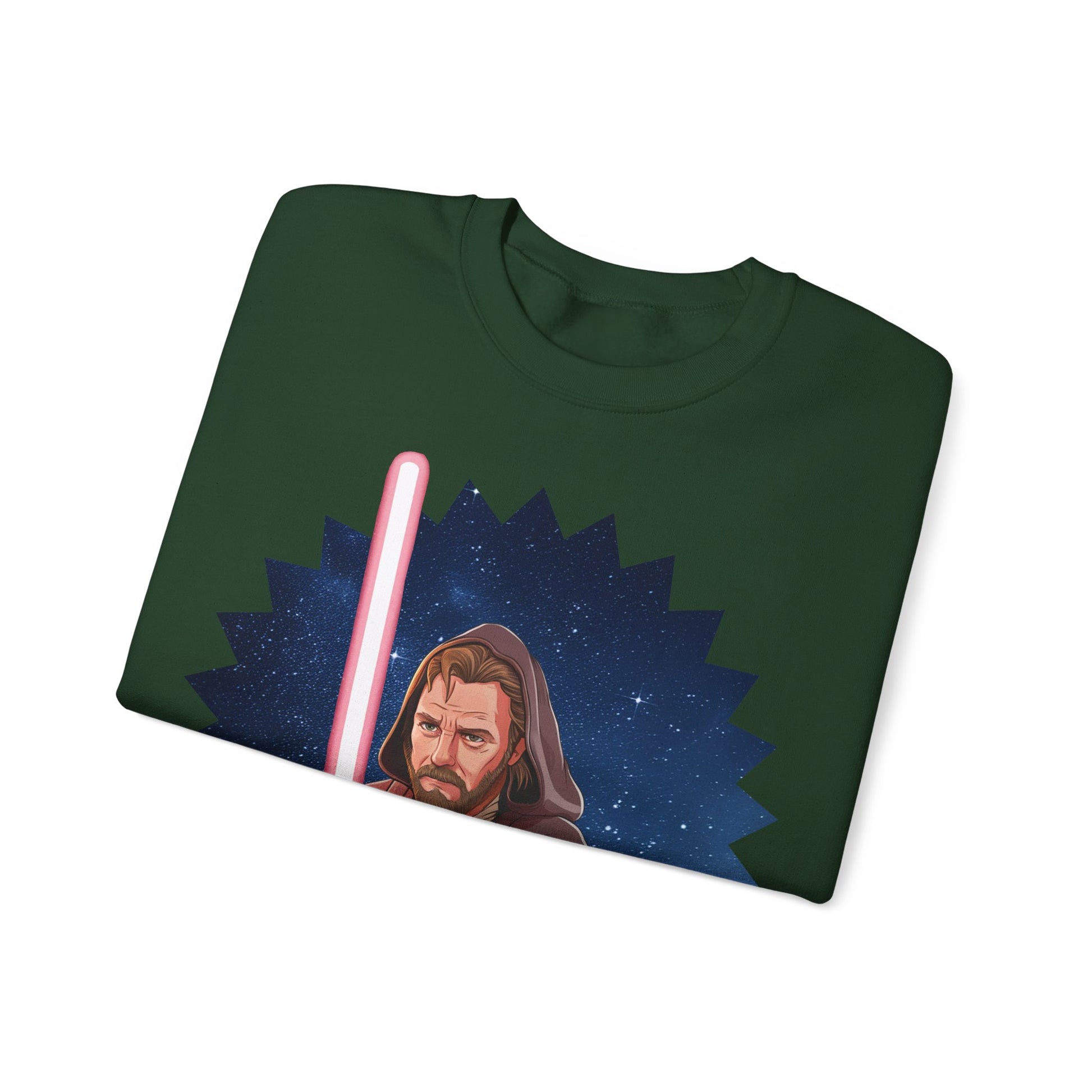 Obi-Wan Kenobi Ken Barbie Movie Star Wars Unisex Heavy Blend Crewneck Sweatshirt Sweatshirts Barbie Ken Movies Star Wars Printify
