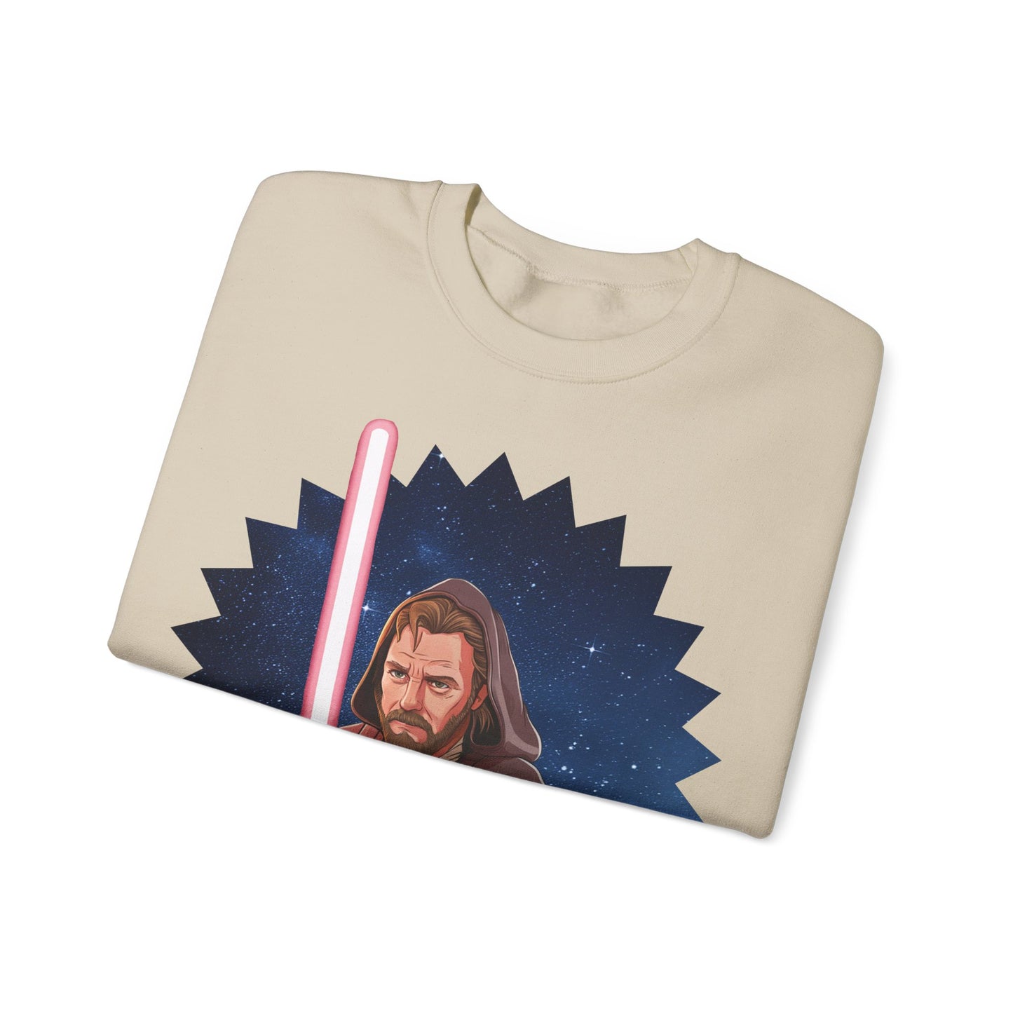 Obi-Wan Kenobi Ken Barbie Movie Star Wars Unisex Heavy Blend Crewneck Sweatshirt Sweatshirts Barbie Ken Movies Star Wars Printify