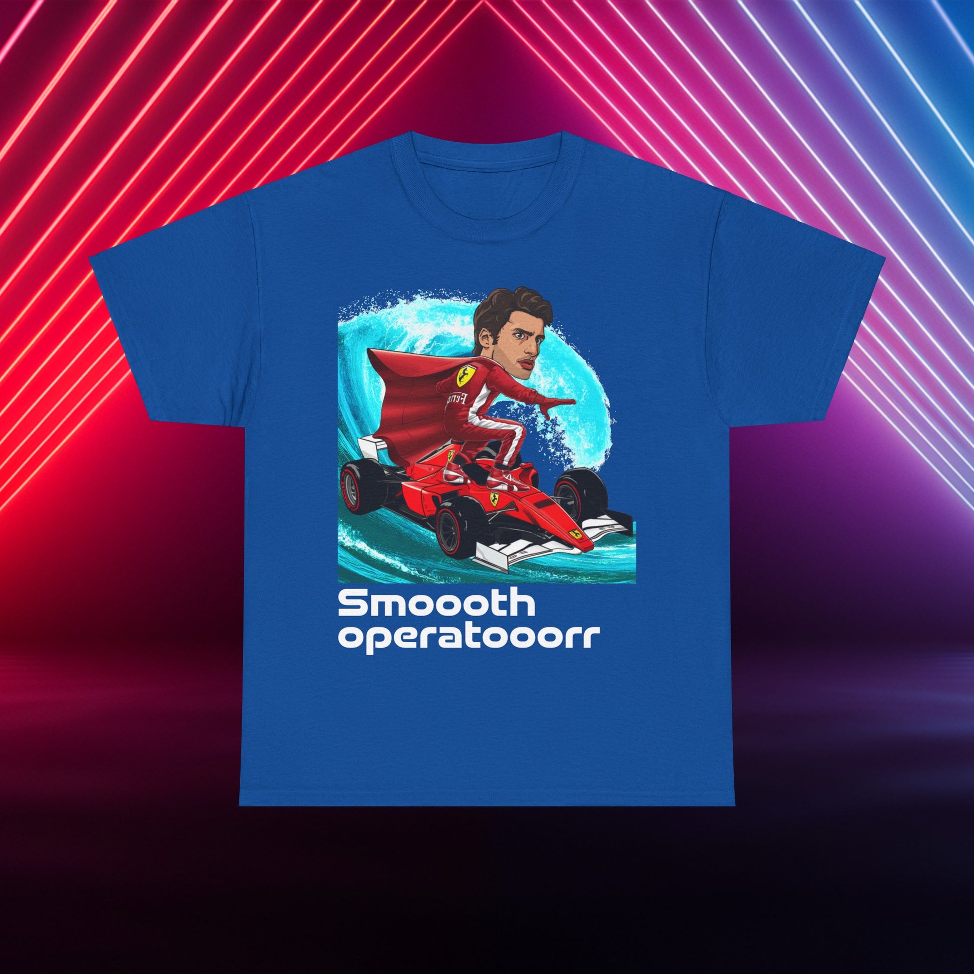 Carlos Sainz T-shirt Carlos Sainz Shirt Smooth Operator Shirt Ferrari T shirt Formula 1 Tee F1 Tshirt Ferrari Gift Ferrari Fan Shirt F1 Gift T-shirts Carlos Sainz F1 Ferrari Printify
