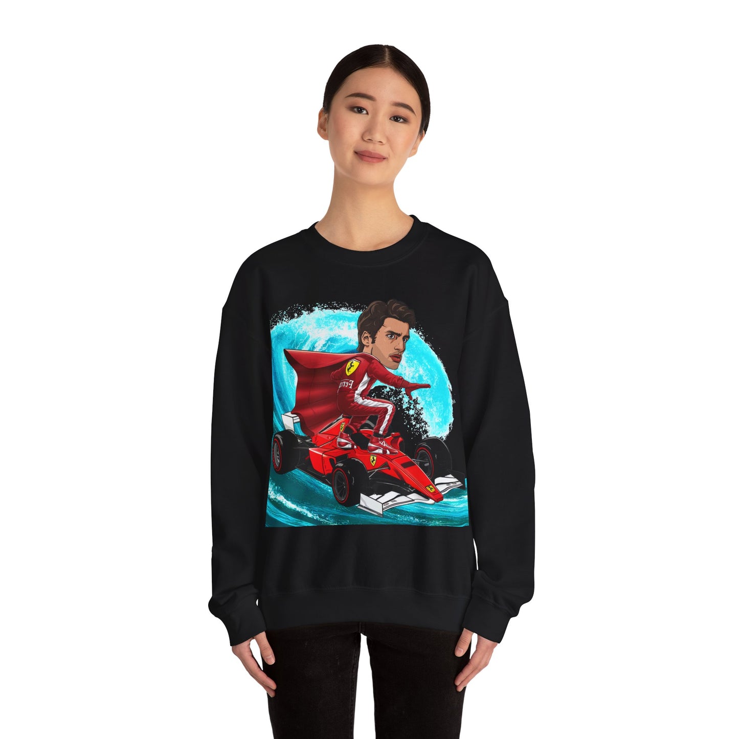 Carlos Sainz Sweatshirt Smooth Operator Jumper Ferrari Sweater Formula 1 Jumper F1 Sweater Ferrari Gift Ferrari Fan Jumper F1 Gift Scuderia Sweatshirts Carlos Sainz F1 Ferrari Printify
