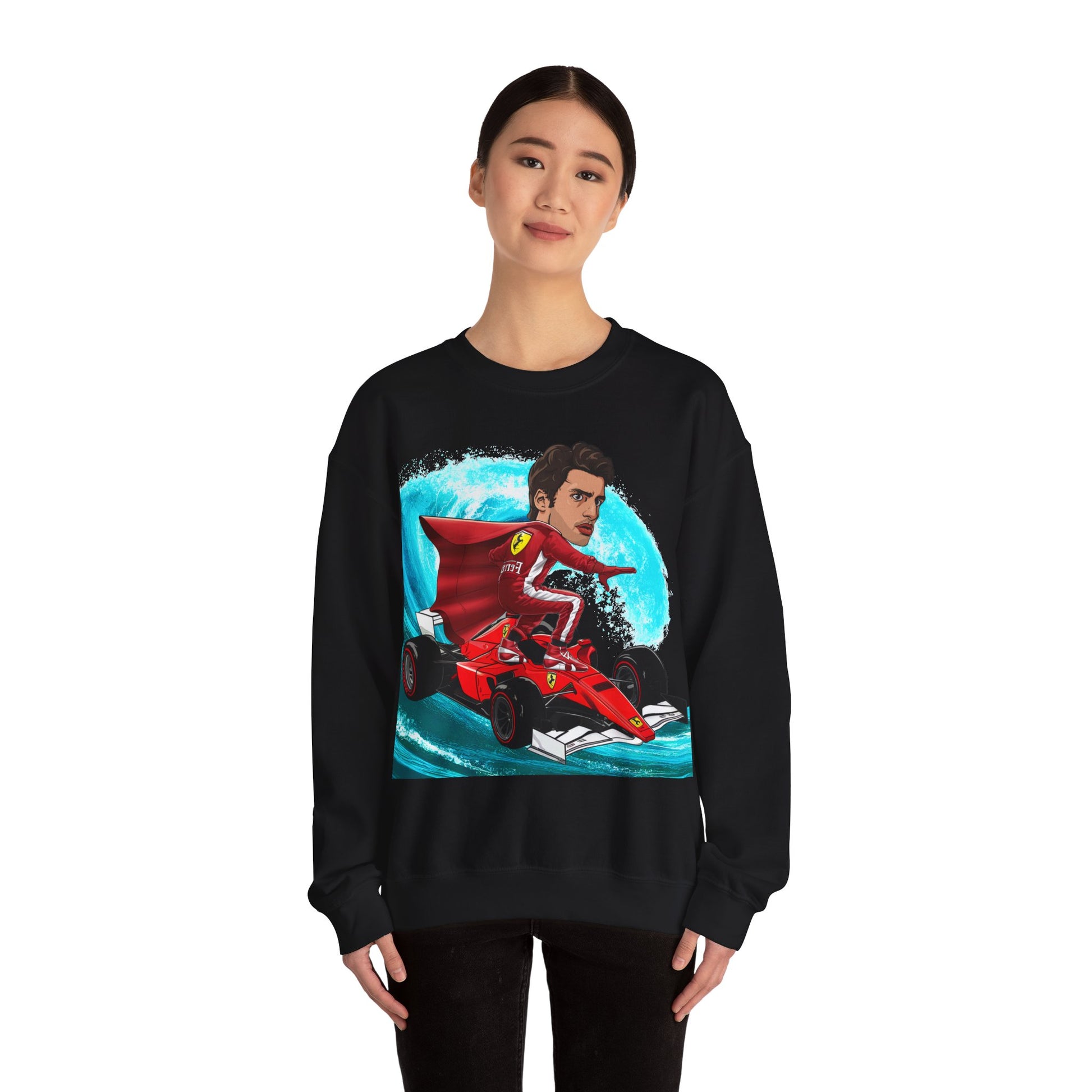 Carlos Sainz Sweatshirt Smooth Operator Jumper Ferrari Sweater Formula 1 Jumper F1 Sweater Ferrari Gift Ferrari Fan Jumper F1 Gift Scuderia Sweatshirts Carlos Sainz F1 Ferrari Printify