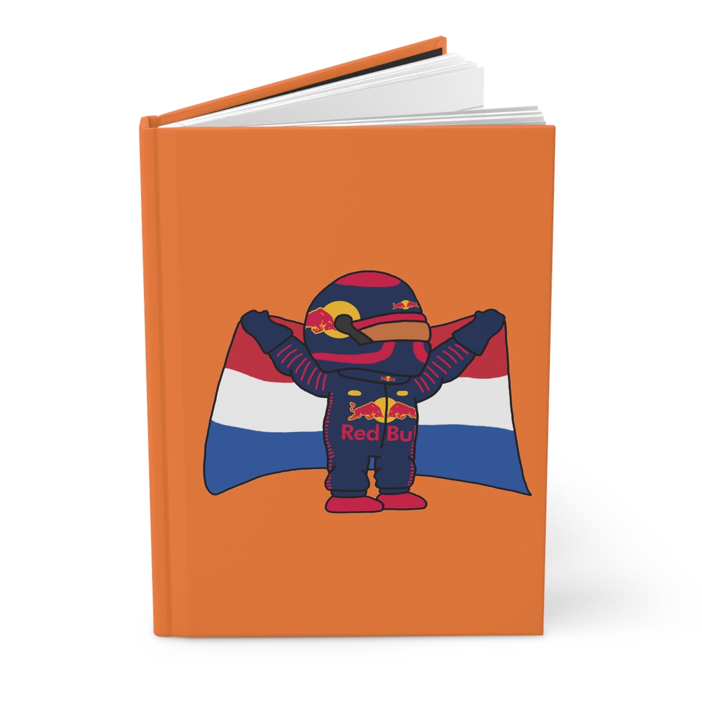 NeVerStappen Red Bull Formula 1 F1 Max Verstappen Hardcover Journal Notebooks F1 Max Verstappen Red Bull Printify