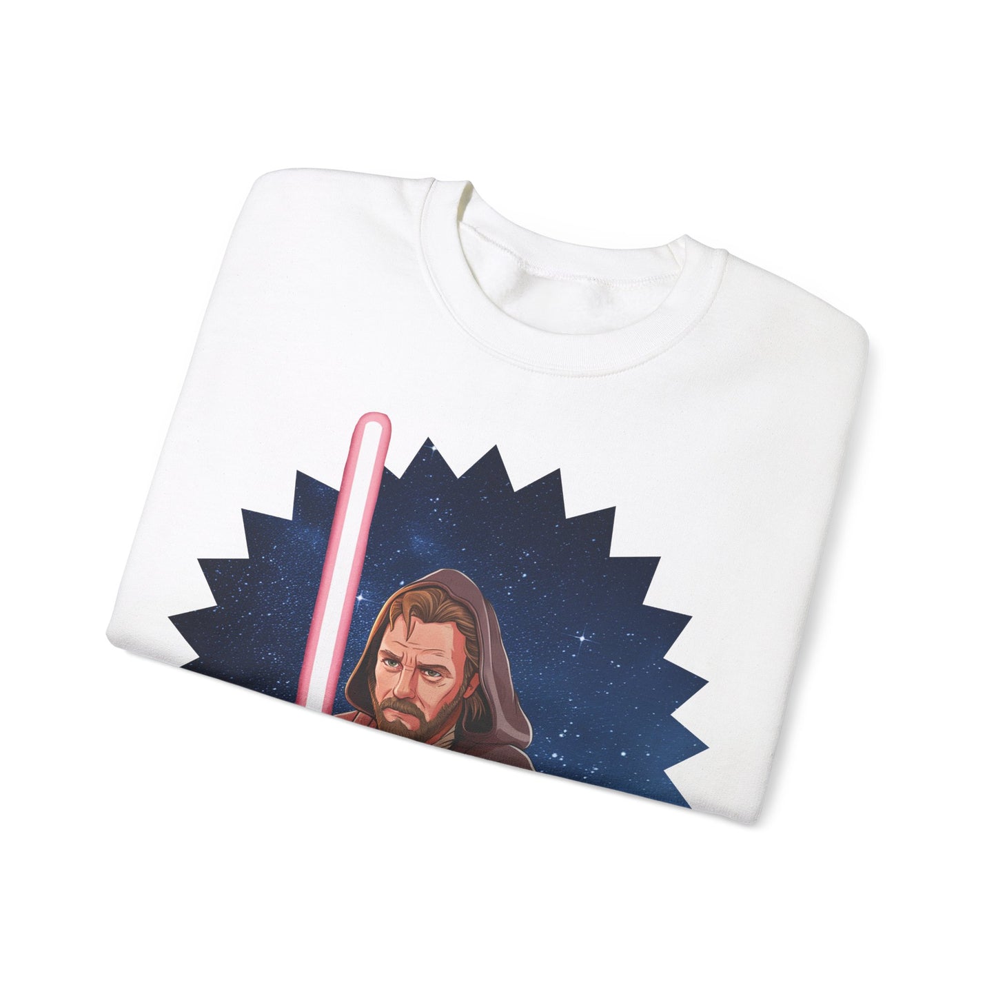 Obi-Wan Kenobi Ken Barbie Movie Star Wars Unisex Heavy Blend Crewneck Sweatshirt Sweatshirts Barbie Ken Movies Star Wars Printify