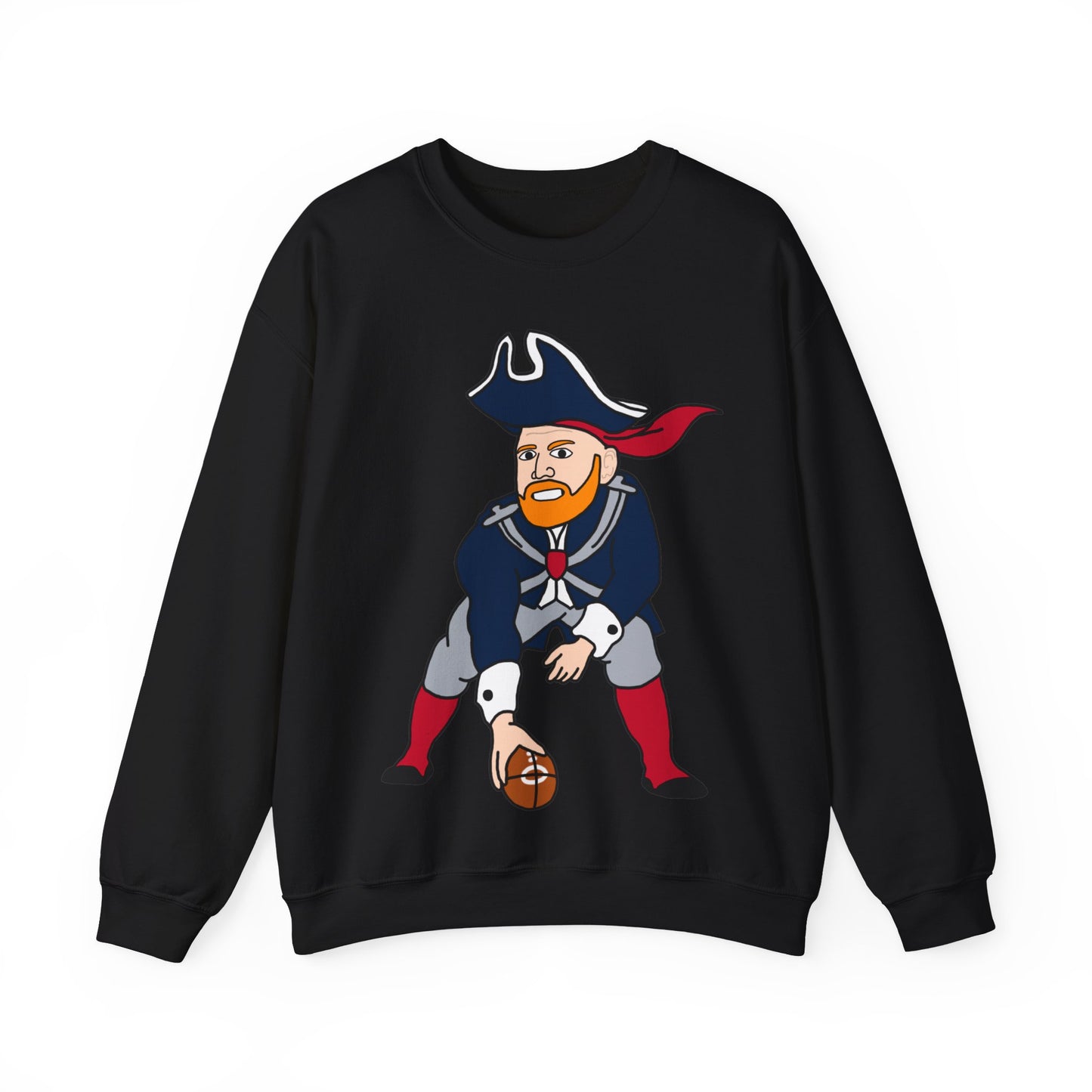 Bill Burrdy New England Patriots Tom Brady Bill Burr Unisex Heavy Blend Crewneck Sweatshirt Sweatshirts American Football Bill Burr Monday Morning Podcast New England Patriots NFL Podcasts Stand-up Comedy Printify