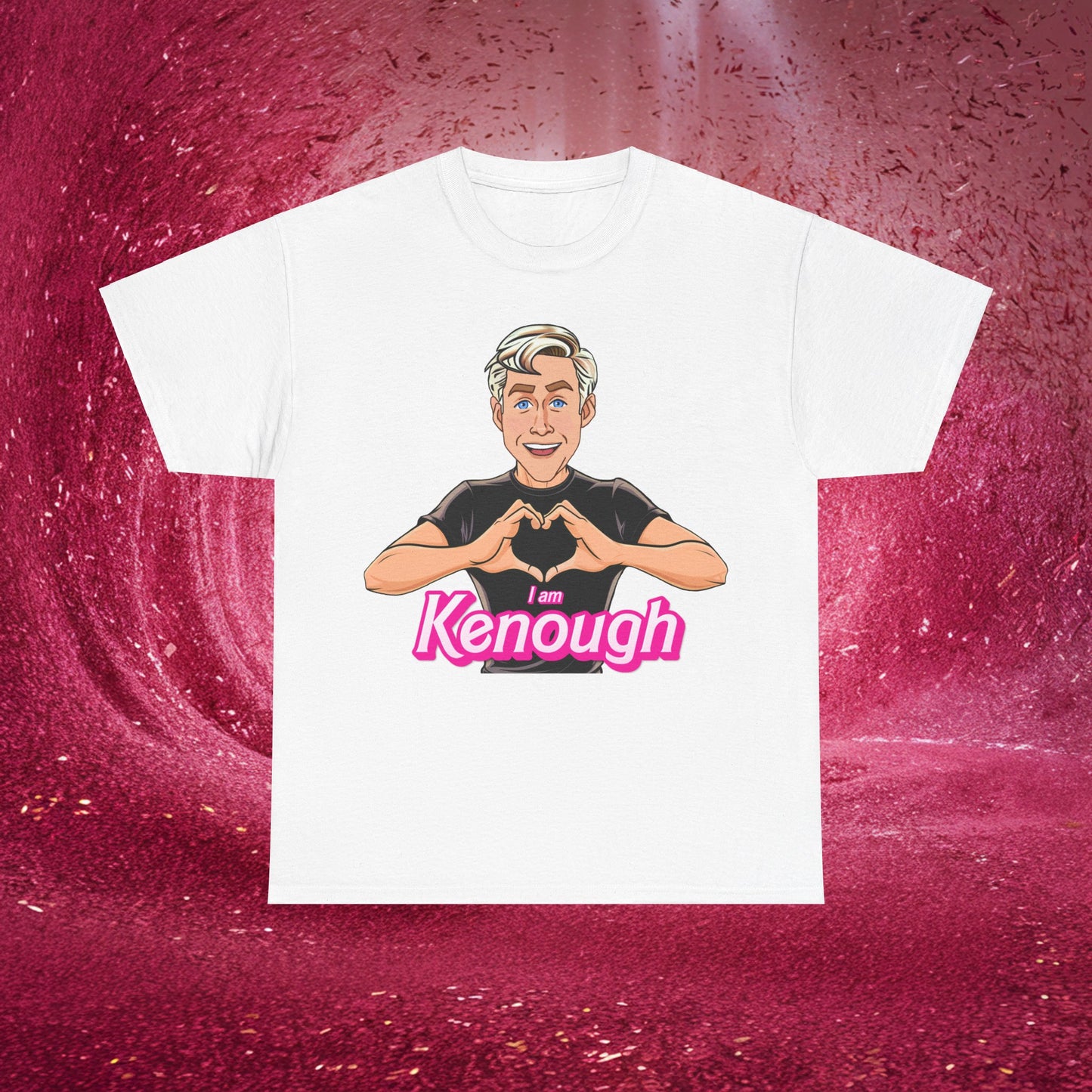I am Kenough Tshirt Ken T-shirt Ryan Gosling Shirt Barbie T shirt Ken Gift Barbie Gift I'm Kenough Shirt I am Enough T-shirt Im Kenough Tee White T-shirts Barbie Celebrities Ken Movies Ryan Gosling Printify