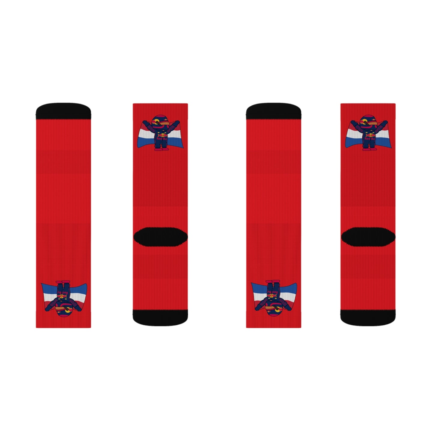 NeVerStappen Red Bull Formula 1 F1 Max Verstappen Socks Socks F1 Max Verstappen Red Bull Printify