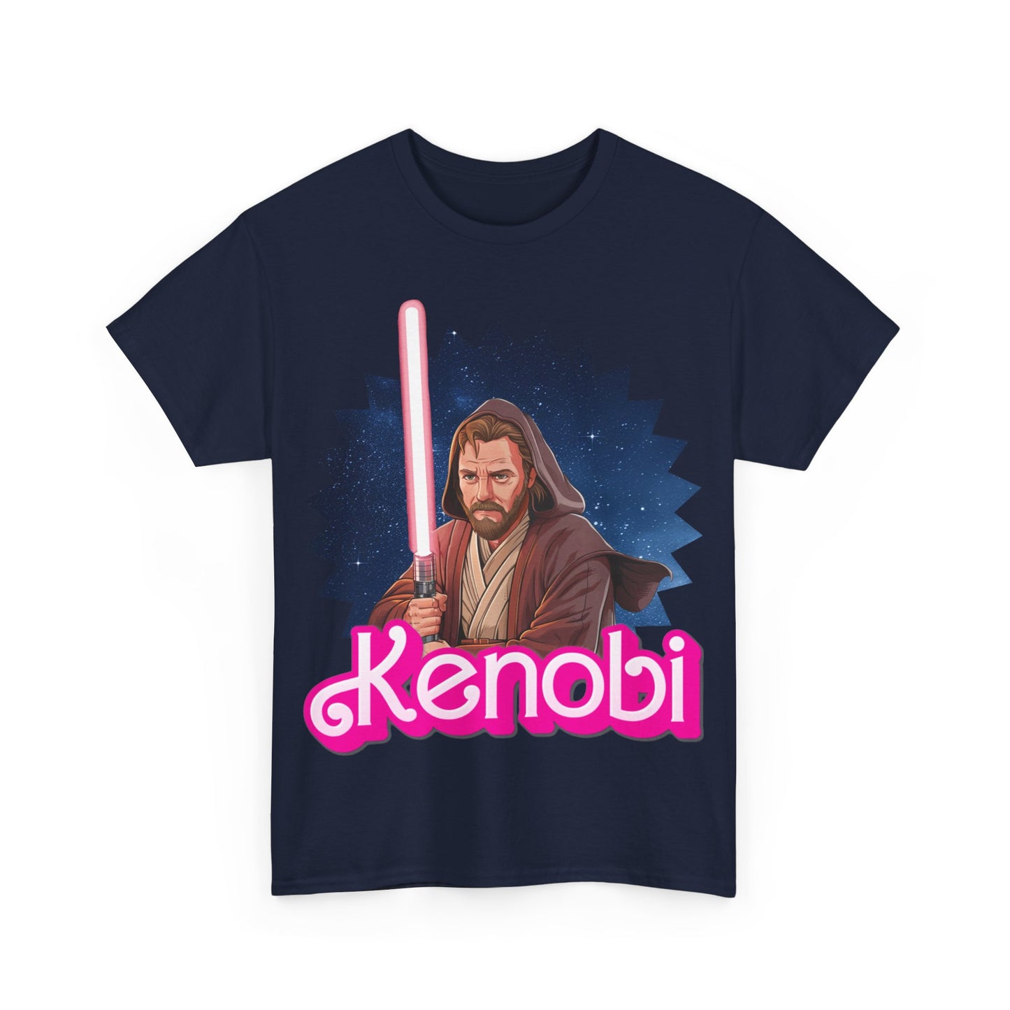 Obi-Wan Kenobi Ken Barbie Movie Star Wars Unisex Heavy Cotton Tee T-shirts Barbie Ken Movies Star Wars Printify