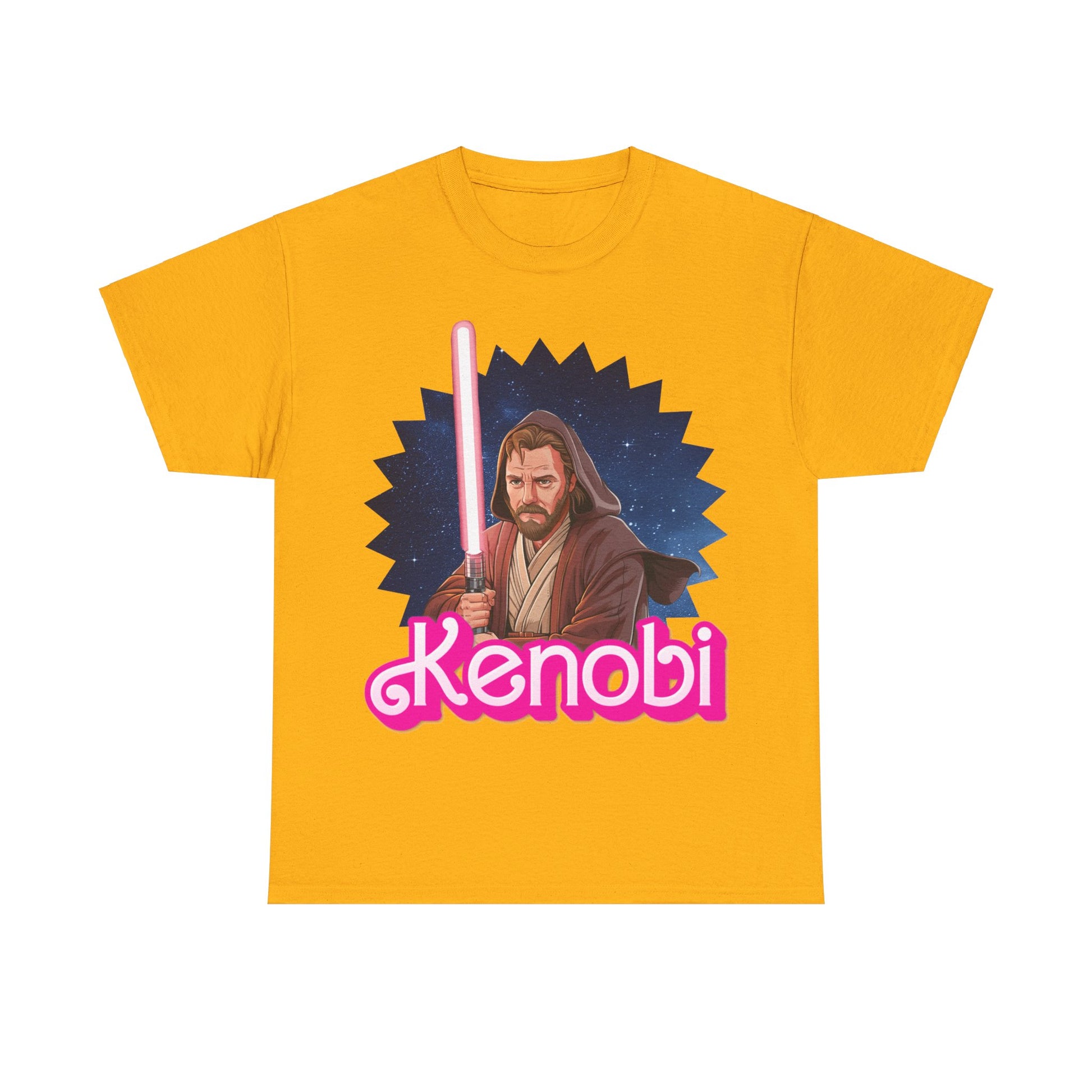 Obi-Wan Kenobi Ken Barbie Movie Star Wars Unisex Heavy Cotton Tee T-shirts Barbie Ken Movies Star Wars Printify