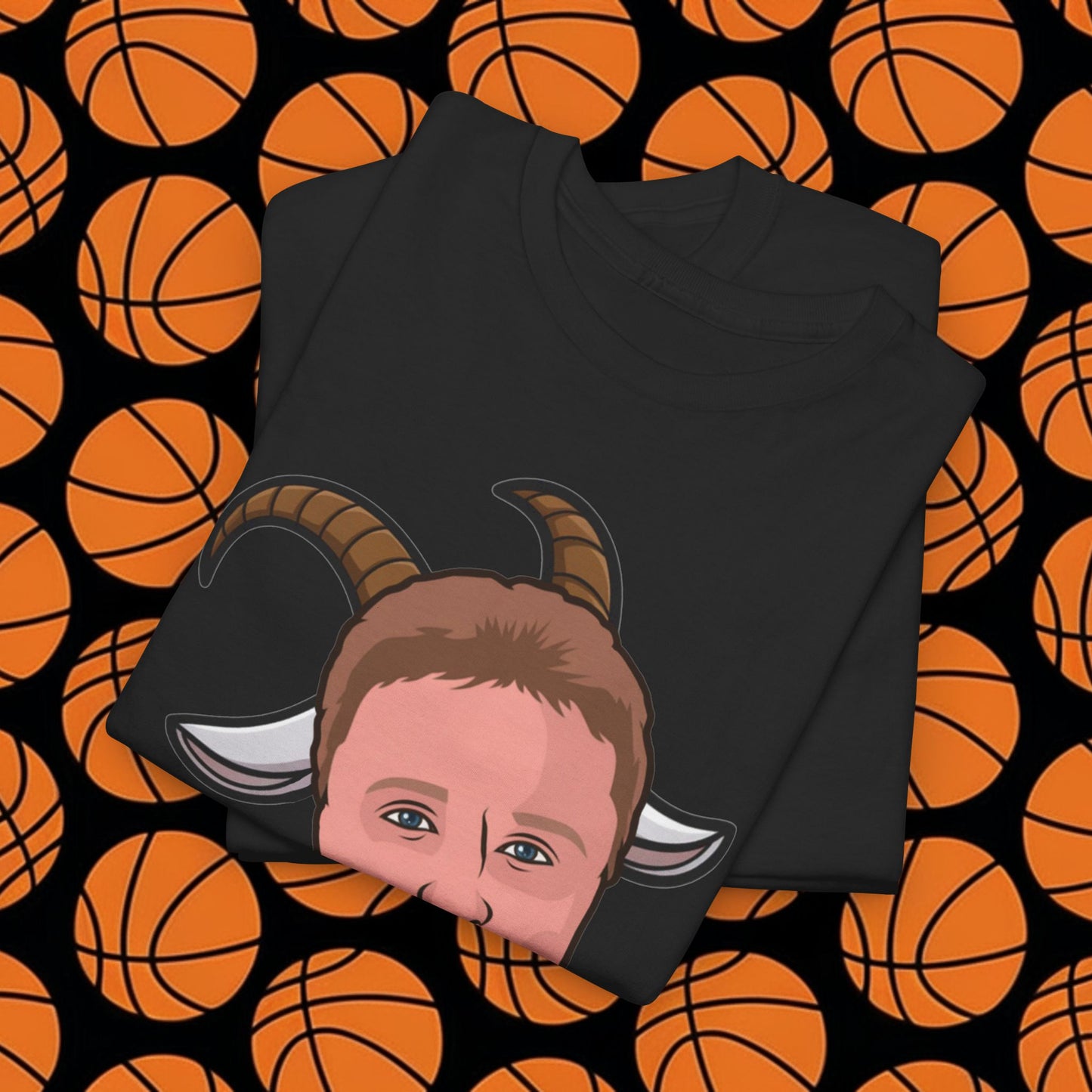 Larry Bird G.O.A.T. T-Shirt - Funny Basketball Meme Casual Top - Greatest of All Time Tee for Basketball Fans - Perfect Gift for Larry Bird Fans T-shirts Basketball Boston Celtics G.O.A.T. Larry Bird NBA Printify