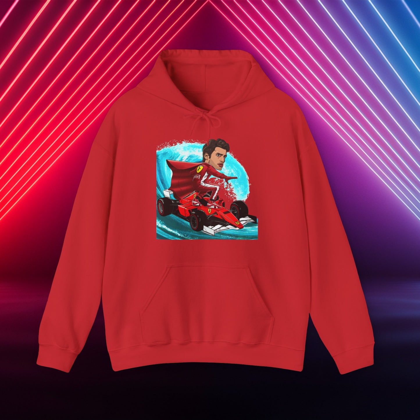 Carlos Sainz Hoodie Carlos Sainz Jumper Smooth Operator Pullover Ferrari Hoodie Formula 1 Hoodie F1 Hoodie Ferrari Gift Ferrari Fan Gift Red Hoodies Carlos Sainz F1 Ferrari Printify