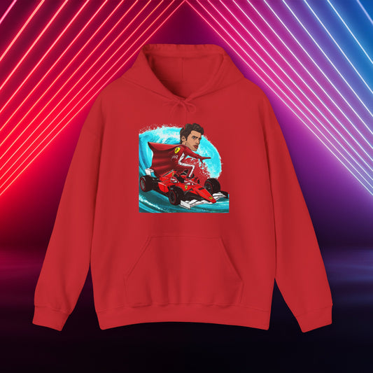 Carlos Sainz Hoodie Carlos Sainz Jumper Smooth Operator Pullover Ferrari Hoodie Formula 1 Hoodie F1 Hoodie Ferrari Gift Ferrari Fan Gift Red Hoodies Carlos Sainz F1 Ferrari Printify
