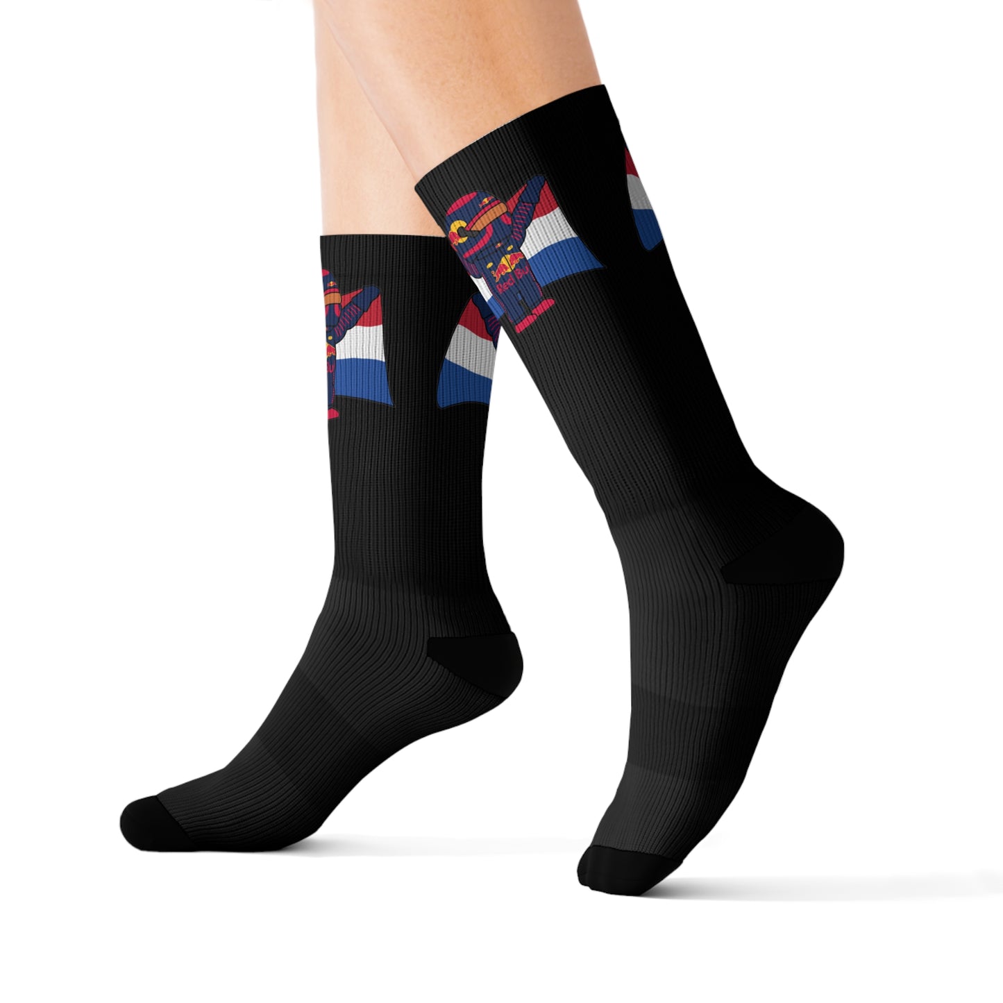 NeVerStappen Red Bull Formula 1 F1 Max Verstappen Socks S Socks F1 Max Verstappen Red Bull Printify