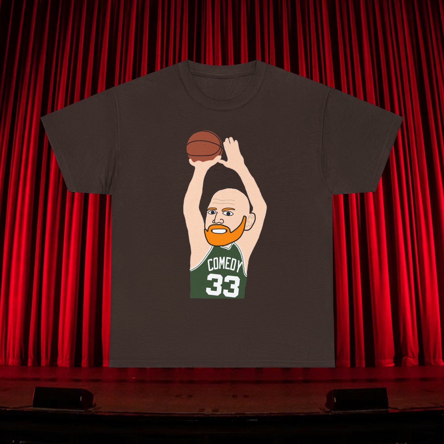 Bill Burr Tshirt Boston Celtics Shirt Larry Bird T-shirt Monday Morning Podcast Merch Podcast Gift Celtics Fan Gift Basketball Fan Gift T-shirts Basketball Bill Burr Boston Celtics Monday Morning Podcast NBA Podcasts Stand-up Comedy Printify