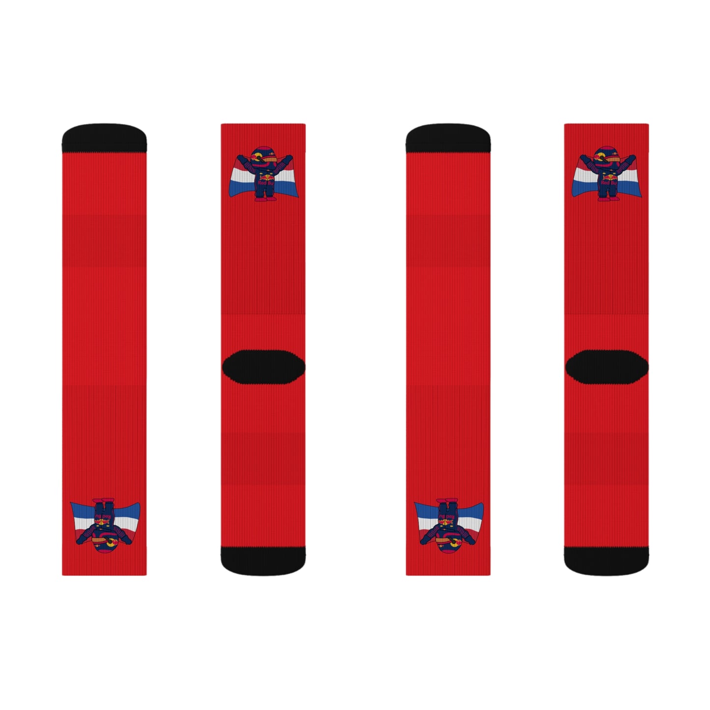NeVerStappen Red Bull Formula 1 F1 Max Verstappen Socks Socks F1 Max Verstappen Red Bull Printify