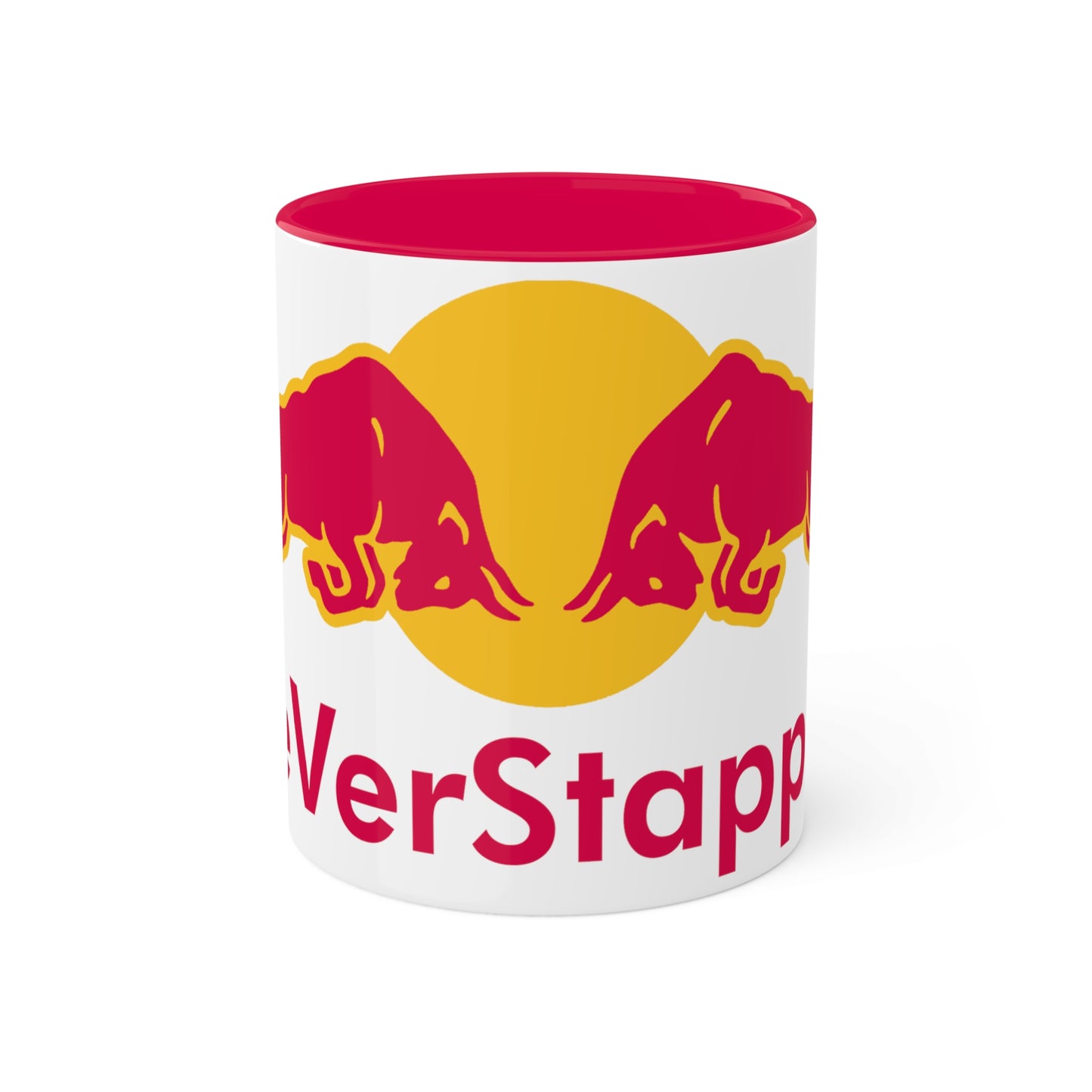 NeVerStappen Red Bull Formula 1 F1 Max Vertsappen Colorful Mugs, 11oz Mugs Printify