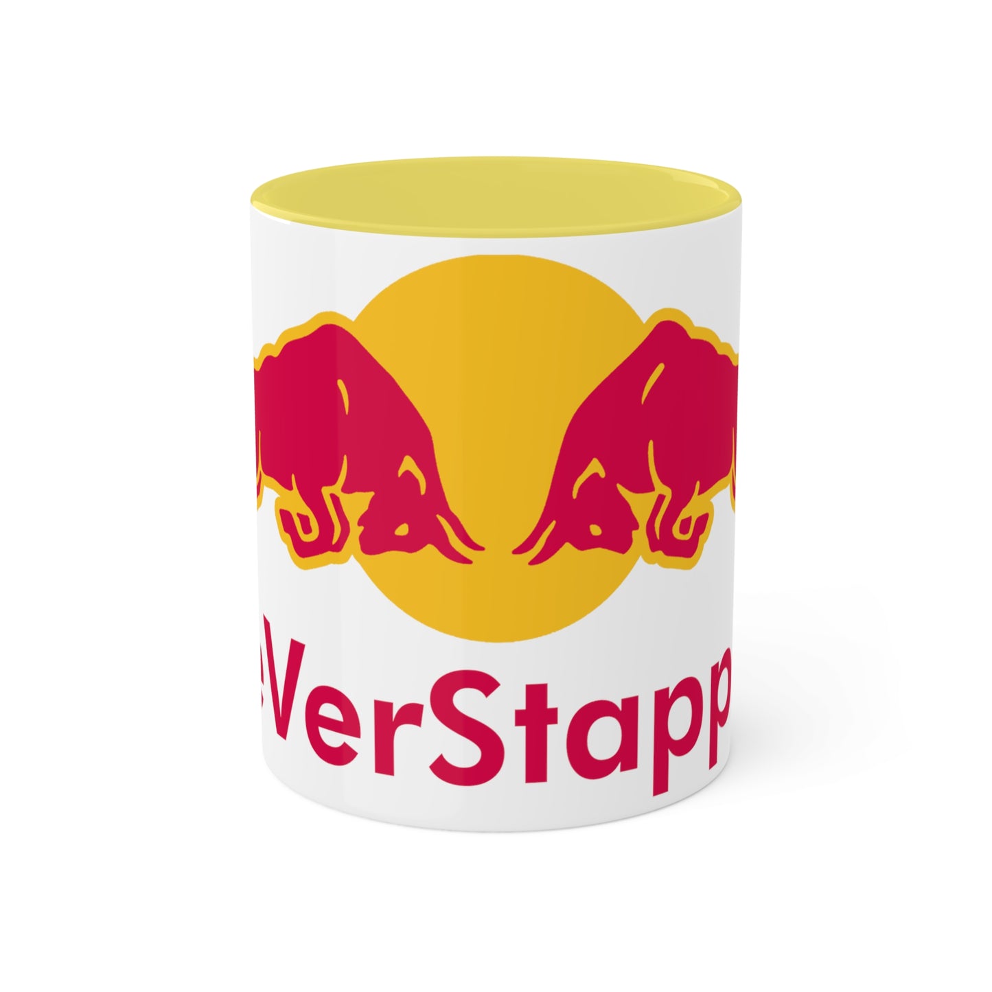 NeVerStappen Red Bull Formula 1 F1 Max Vertsappen Colorful Mugs, 11oz Mugs Printify