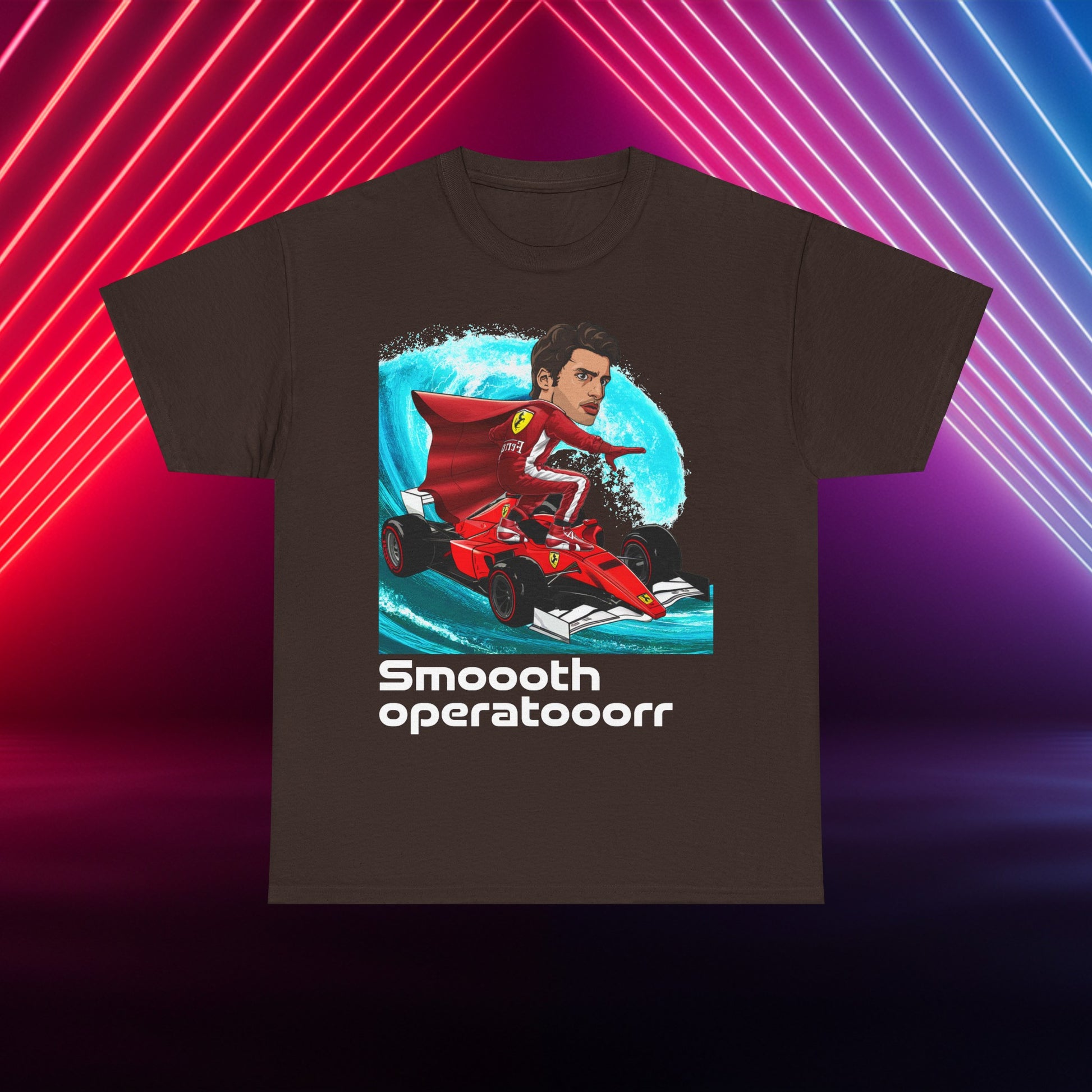 Carlos Sainz T-shirt Carlos Sainz Shirt Smooth Operator Shirt Ferrari T shirt Formula 1 Tee F1 Tshirt Ferrari Gift Ferrari Fan Shirt F1 Gift T-shirts Carlos Sainz F1 Ferrari Printify