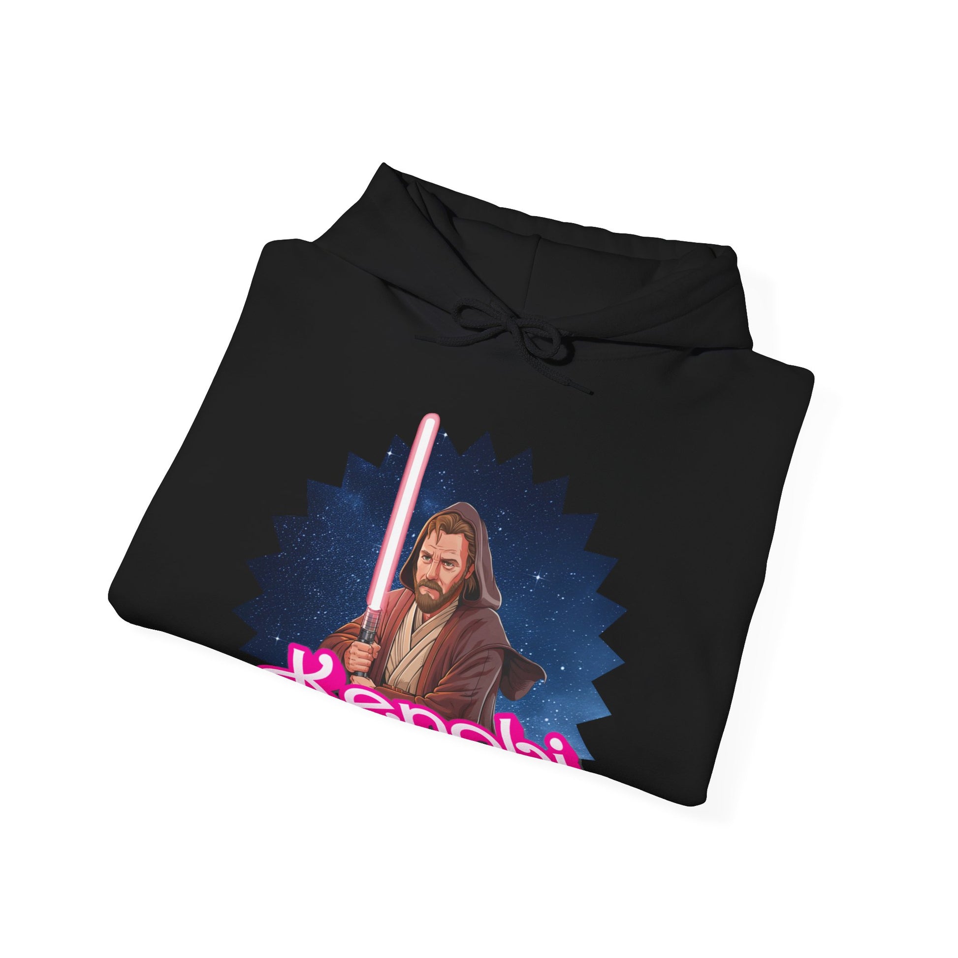 Obi-Wan Kenobi Ken Barbie Movie Star Wars Unisex Heavy Blend Hooded Sweatshirt Hoodies Barbie Ken Movies Star Wars Printify