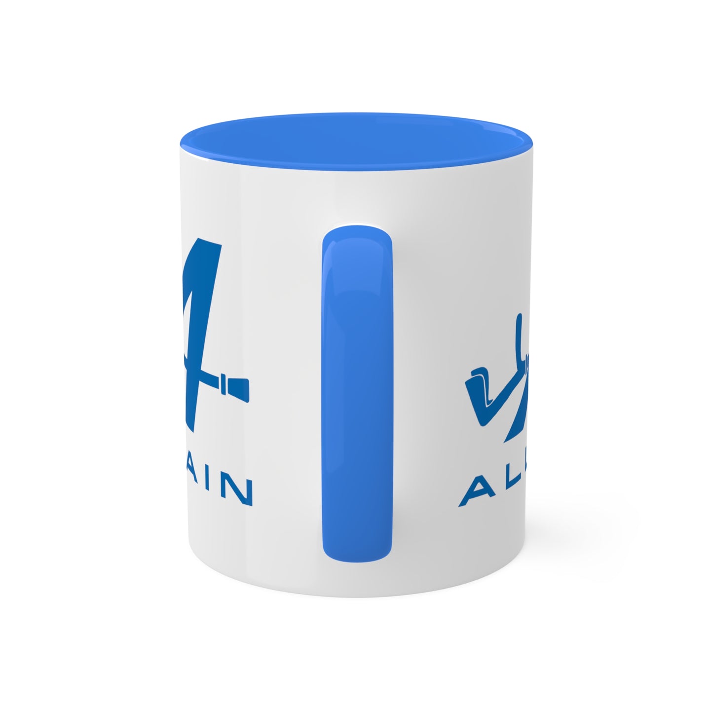 Allpain Alpine F1 Formula 1 Pierre Gasly Esteban Ocon Colorful Mug, 11oz Mugs Alpine F1 Printify