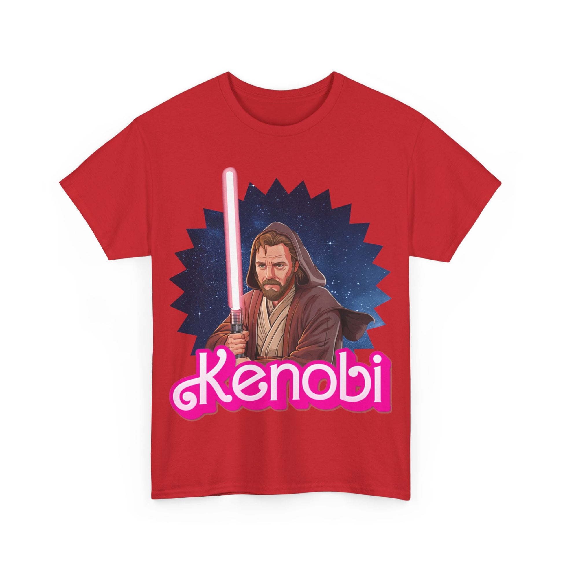 Obi-Wan Kenobi Ken Barbie Movie Star Wars Unisex Heavy Cotton Tee T-shirts Barbie Ken Movies Star Wars Printify