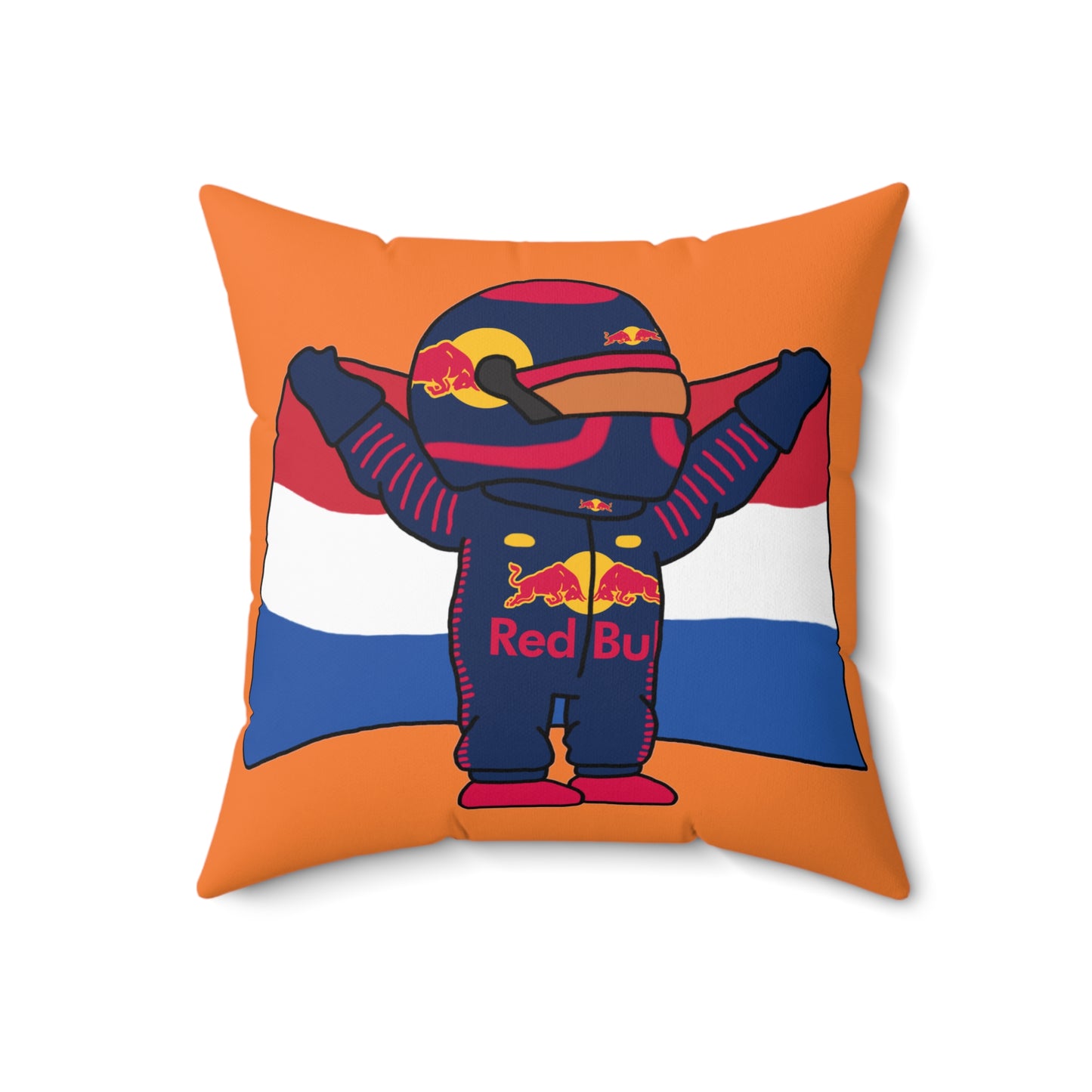 NeVerStappen Red Bull Formula 1 F1 Max Verstappen Pillow Pillows F1 Max Verstappen Red Bull Printify