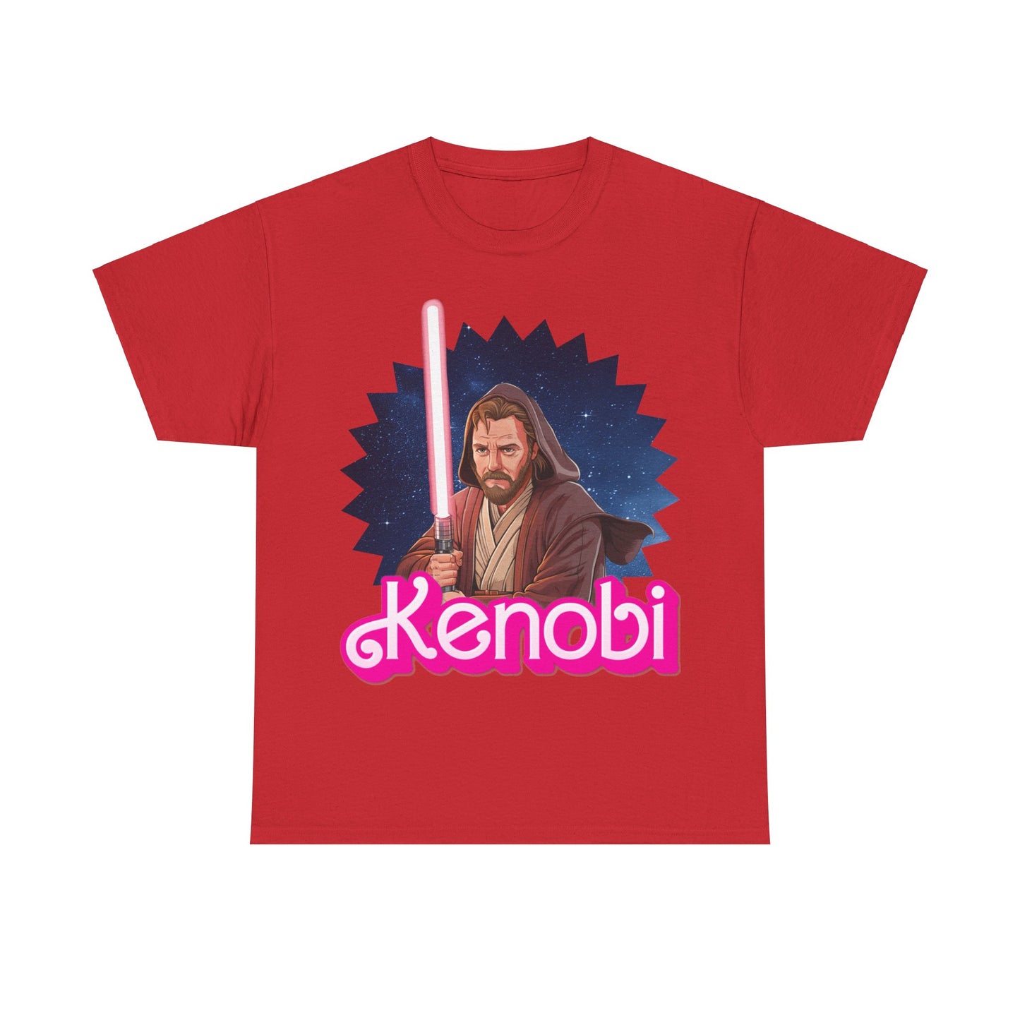 Obi-Wan Kenobi Ken Barbie Movie Star Wars Unisex Heavy Cotton Tee T-shirts Barbie Ken Movies Star Wars Printify