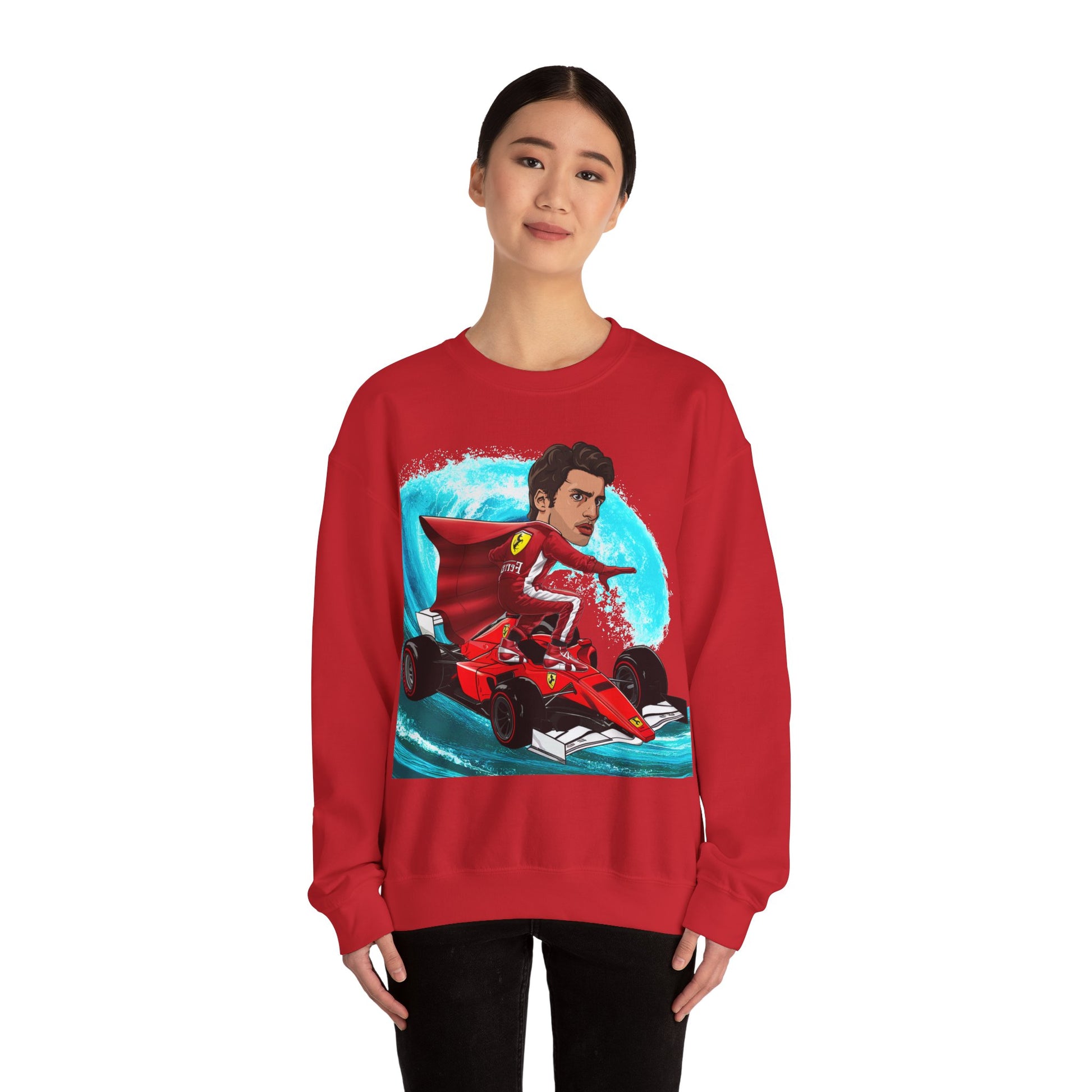 Carlos Sainz Sweatshirt Smooth Operator Jumper Ferrari Sweater Formula 1 Jumper F1 Sweater Ferrari Gift Ferrari Fan Jumper F1 Gift Scuderia Sweatshirts Carlos Sainz F1 Ferrari Printify