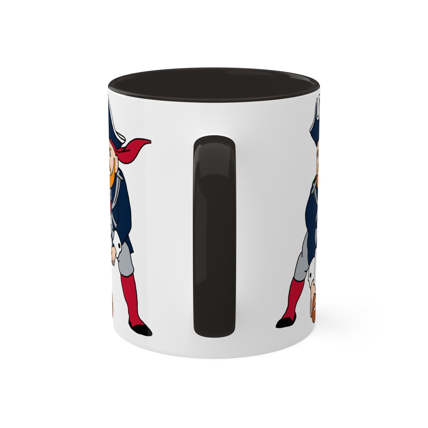 Bill Burrdy New England Patriots NFL Tom Brady Bill Burr Colorful Mug, 11oz Mugs American Football Bill Burr Monday Morning Podcast New England Patriots NFL Podcasts Stand-up Comedy Printify
