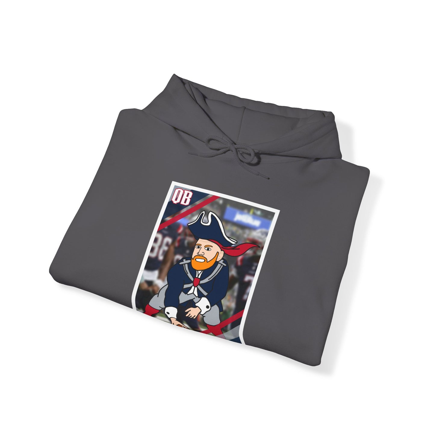 Bill Burrdy New England Patriots Tom Brady Bill Burr Unisex Heavy Blend Hooded Sweatshirt Hoodies American Football Bill Burr Monday Morning Podcast New England Patriots NFL Podcasts Stand-up Comedy Printify