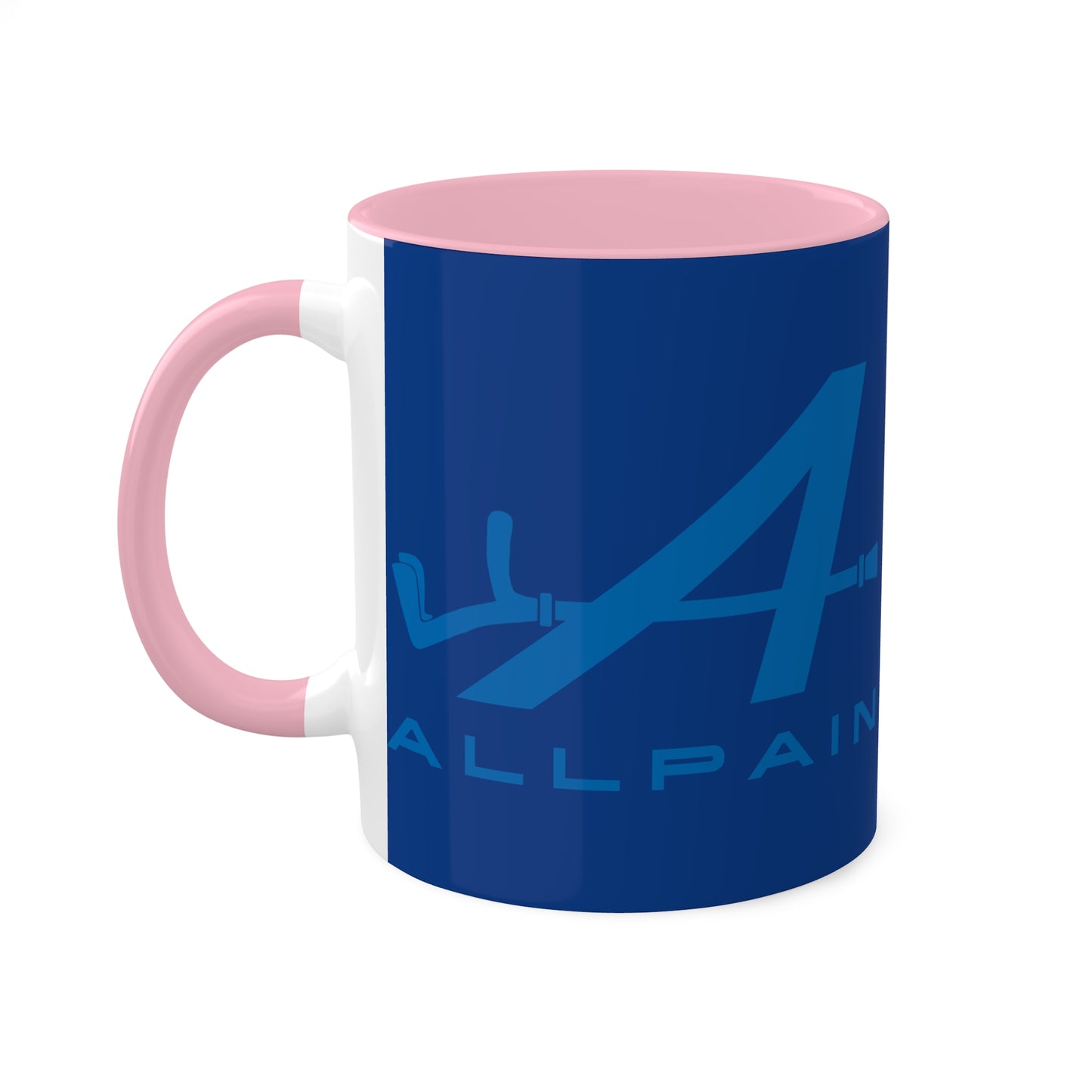 Allpain Alpine F1 Formula 1 Pierre Gasly Esteban Ocon Colorful Mug, 11oz Mugs Alpine F1 Printify