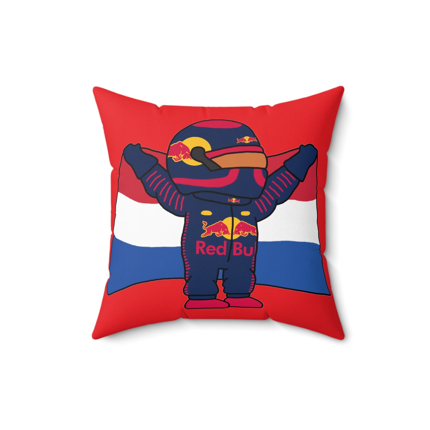 NeVerStappen Red Bull Formula 1 F1 Max Verstappen Pillow Pillows F1 Max Verstappen Red Bull Printify
