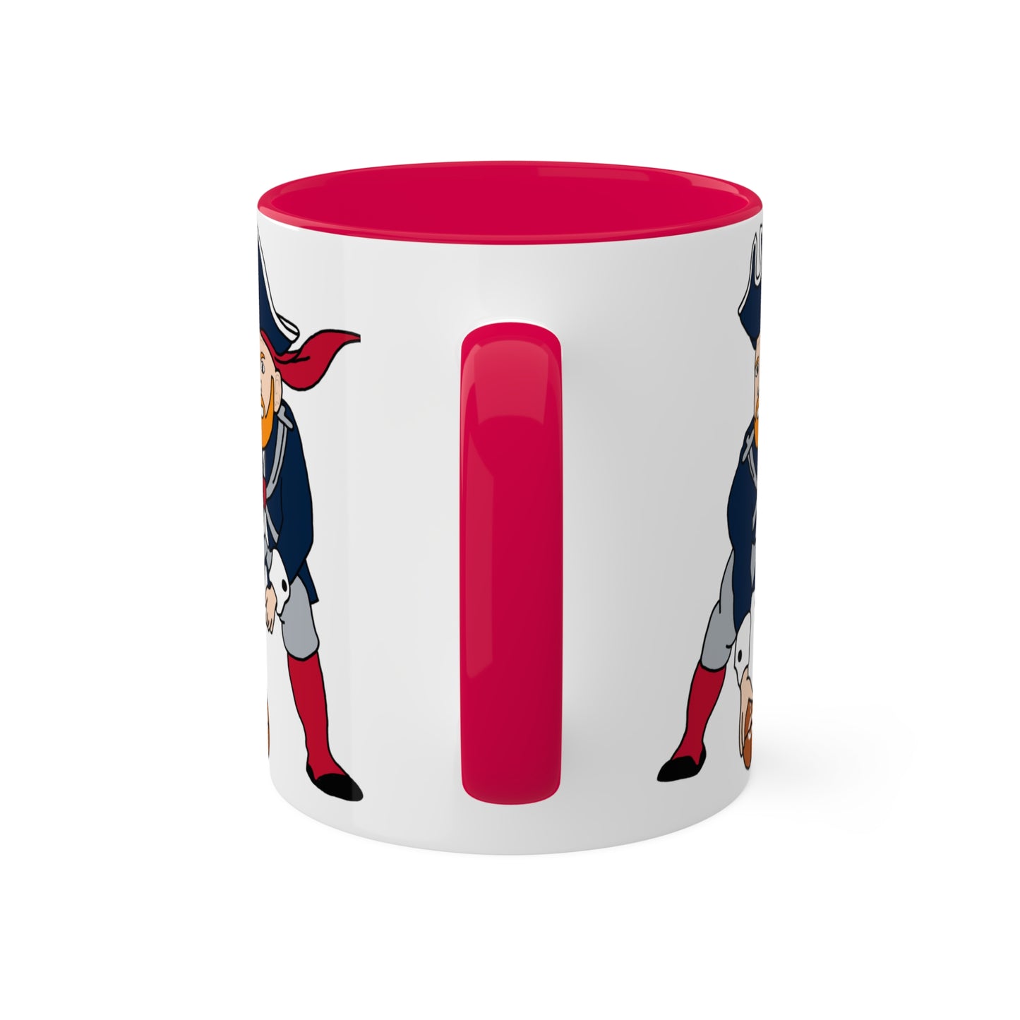 Bill Burrdy New England Patriots NFL Tom Brady Bill Burr Colorful Mug, 11oz Mugs American Football Bill Burr Monday Morning Podcast New England Patriots NFL Podcasts Stand-up Comedy Printify