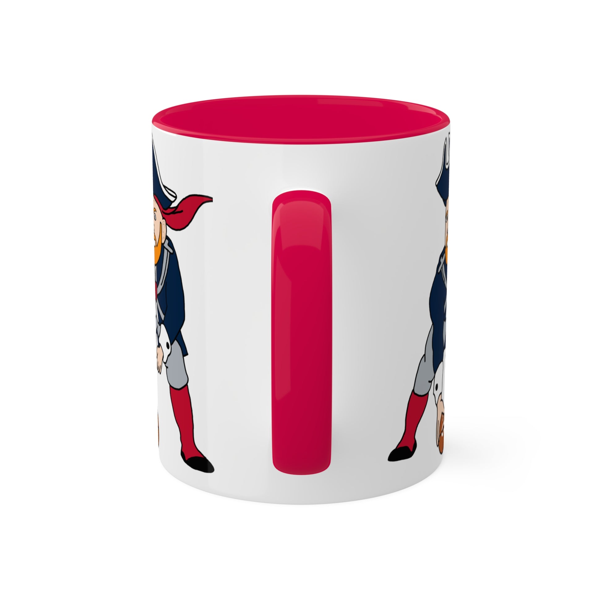 Bill Burrdy New England Patriots NFL Tom Brady Bill Burr Colorful Mug, 11oz Mugs American Football Bill Burr Monday Morning Podcast New England Patriots NFL Podcasts Stand-up Comedy Printify