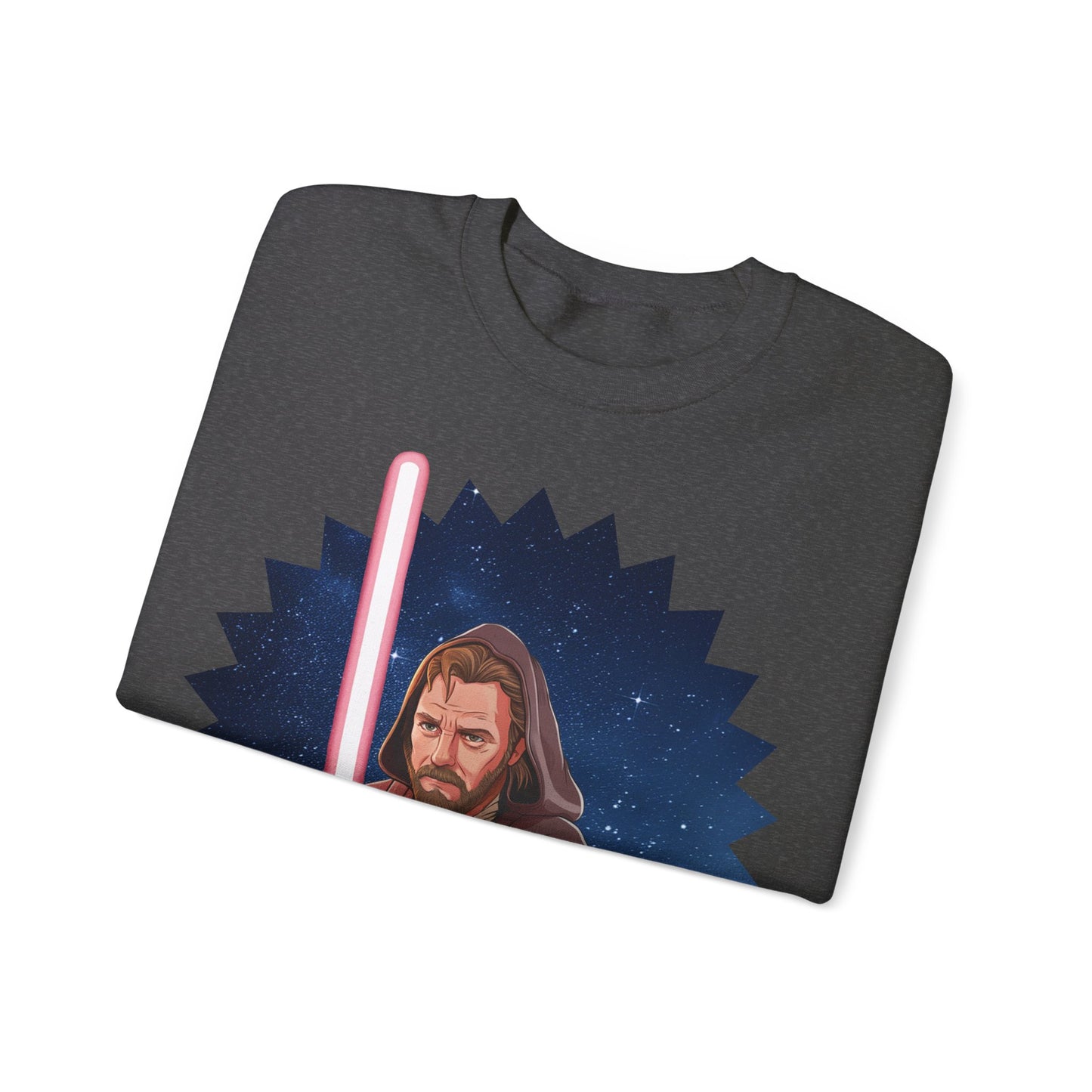 Obi-Wan Kenobi Ken Barbie Movie Star Wars Unisex Heavy Blend Crewneck Sweatshirt Sweatshirts Barbie Ken Movies Star Wars Printify
