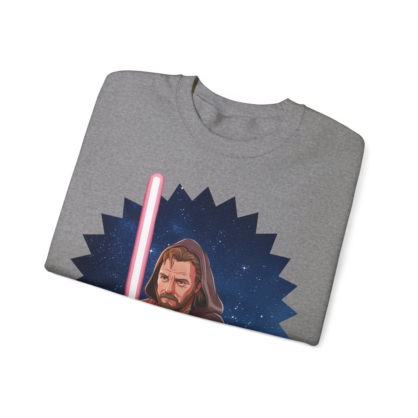 Obi-Wan Kenobi Ken Barbie Movie Star Wars Unisex Heavy Blend Crewneck Sweatshirt Sweatshirts Barbie Ken Movies Star Wars Printify