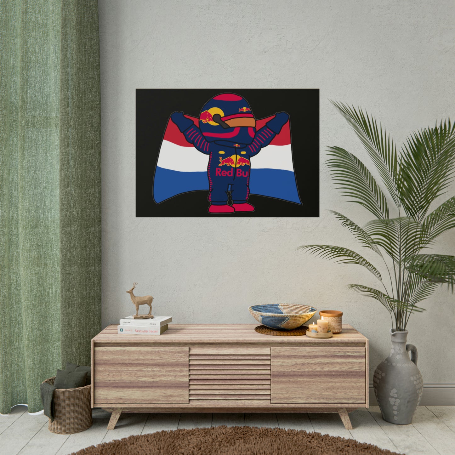 NeVerStappen Red Bull Formula 1 F1 Max Verstappen Poster 40" x 28" (Horizontal) Matte Posters F1 Max Verstappen Red Bull Printify