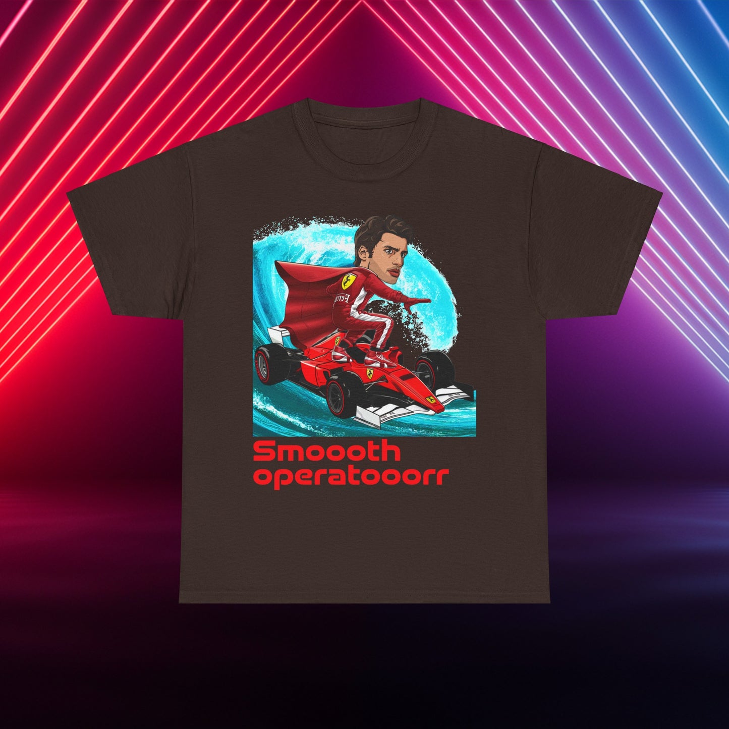 Carlos Sainz T-shirt Carlos Sainz Shirt Smooth Operator Shirt Ferrari T shirt Formula 1 Tee F1 Tshirt Ferrari Gift Ferrari Fan Shirt F1 Gift T-shirts Carlos Sainz F1 Ferrari Printify