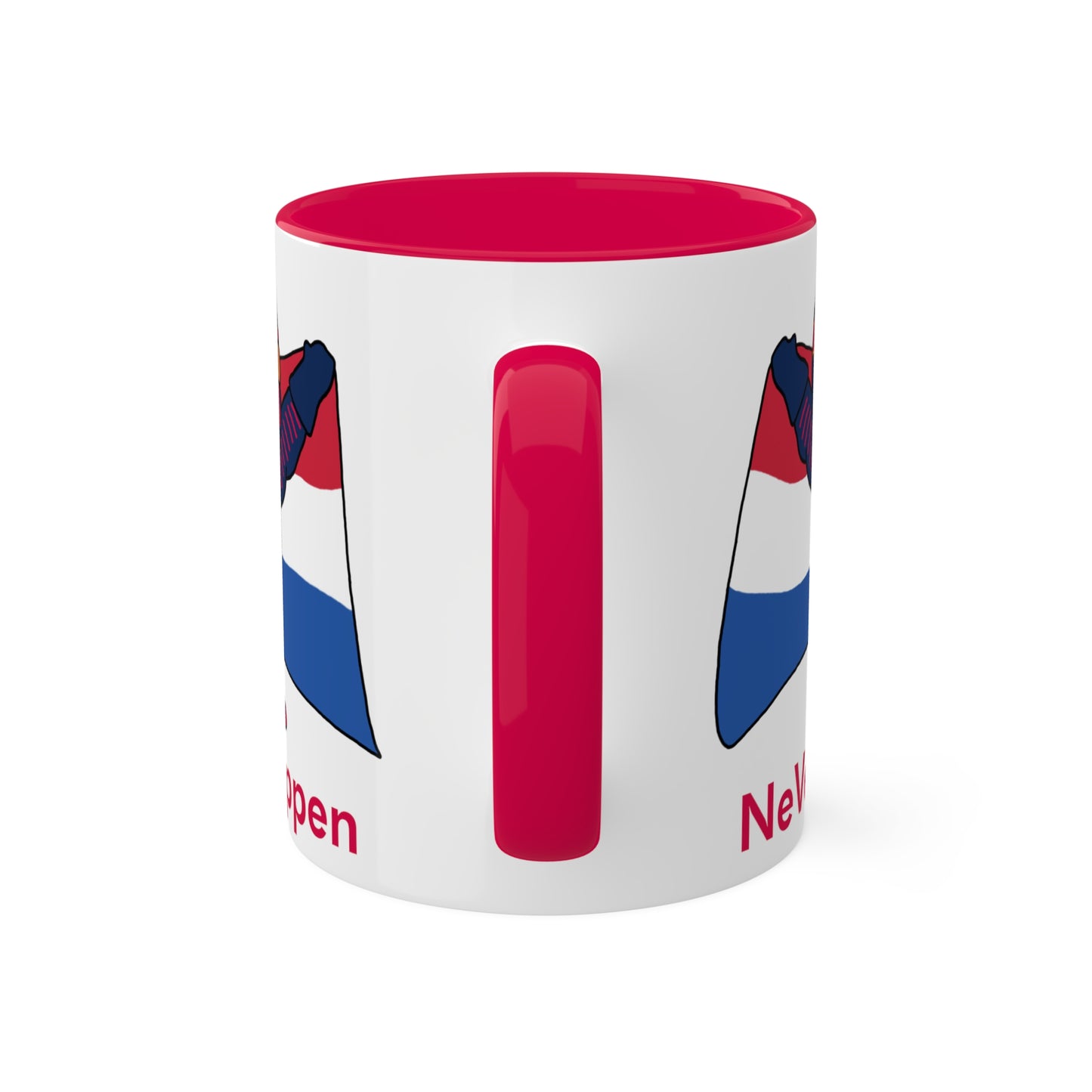 NeVerStappen Red Bull Formula 1 F1 Max Vertsappen Colorful Mugs, 11oz Mugs Printify
